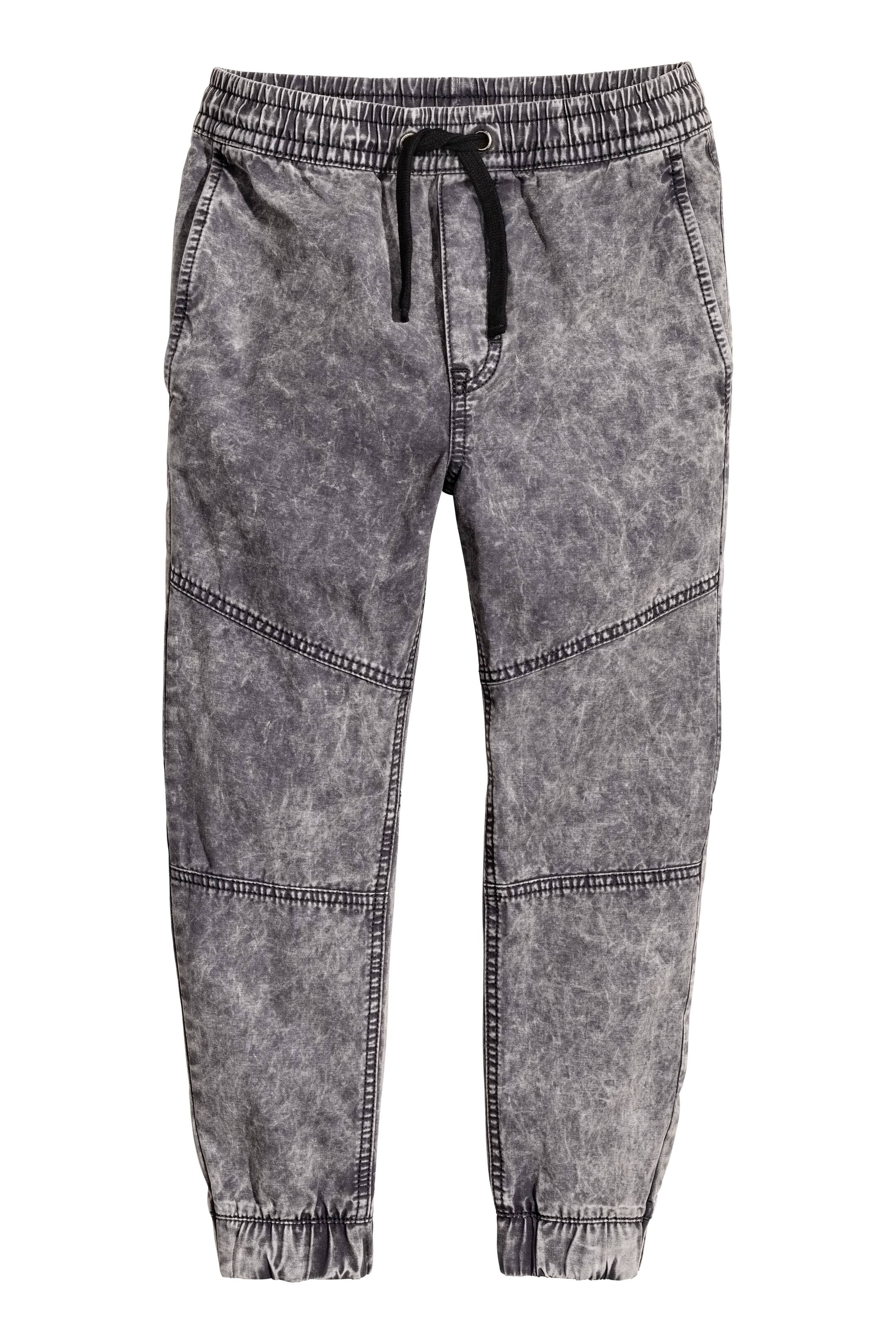 View larger image: Pull-on trousers - Grey washed out - Kids | H&M GB 1