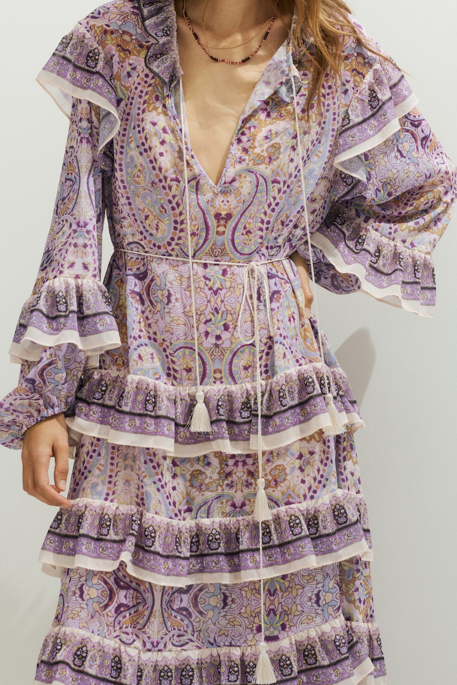 Flounced Tunic Dress - 6