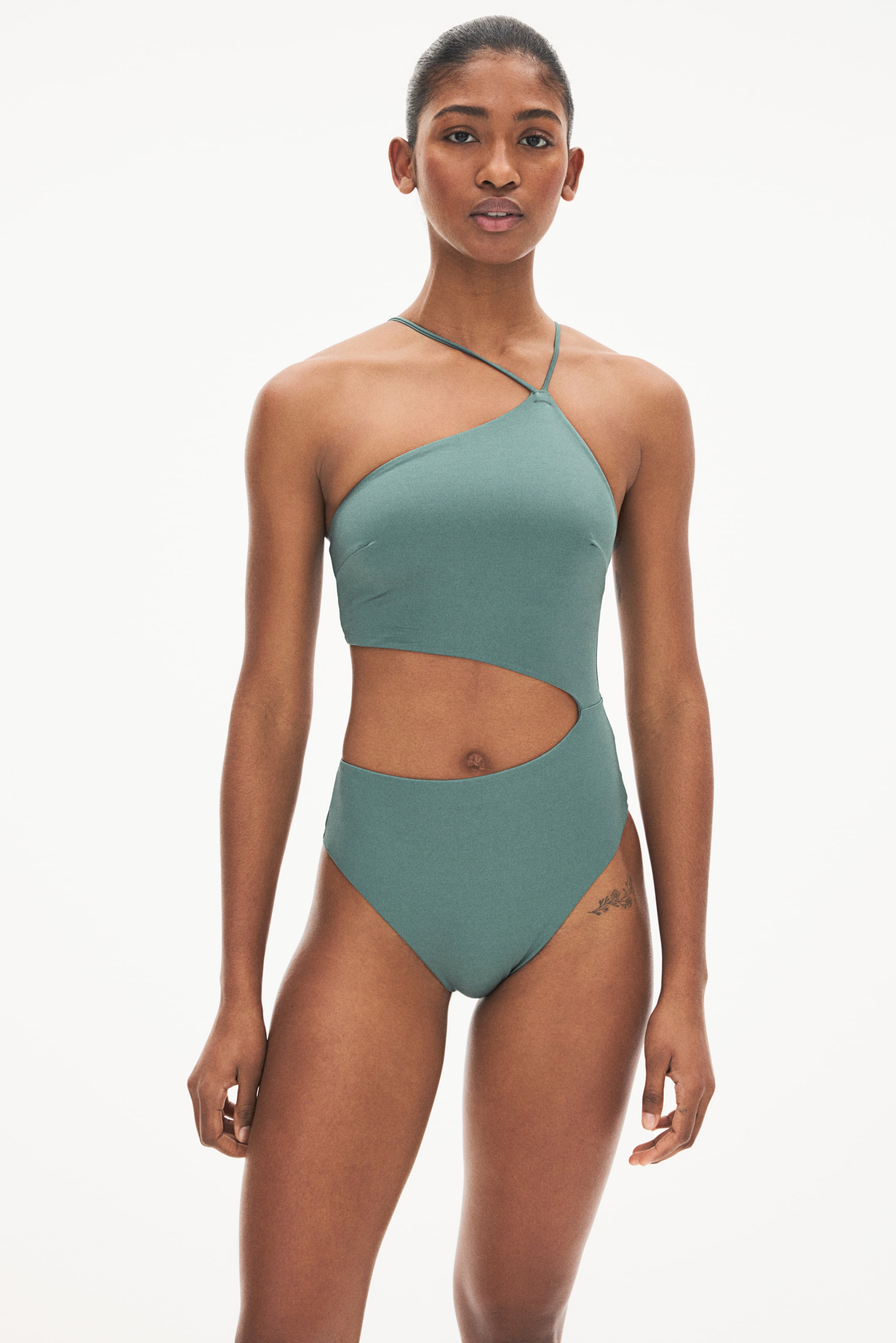 High-Leg Cutout Swimsuit