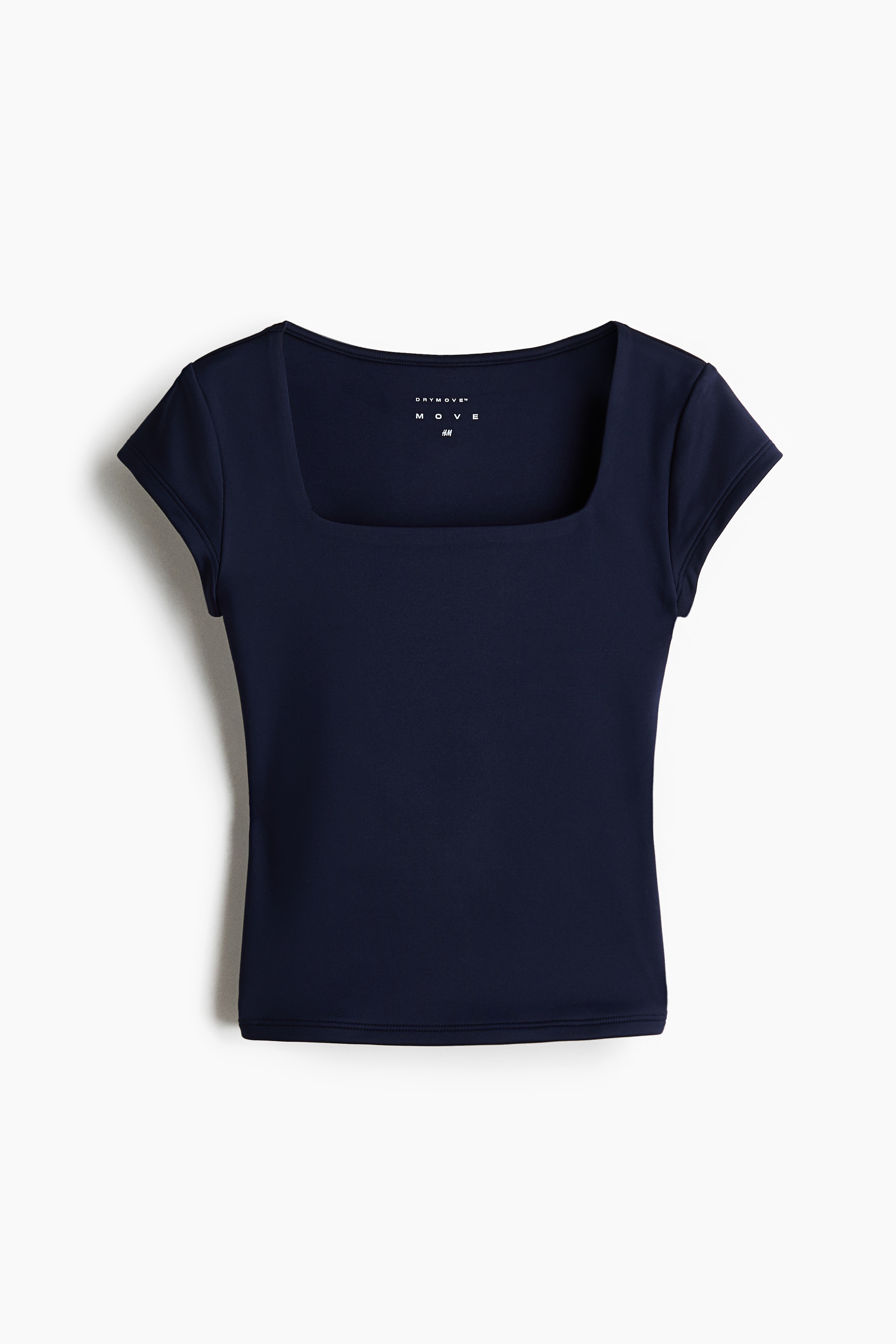 Top de sport à encolure carrée DryMove™ - Bleu marine/Noir/Lilas ancien/Vert foncé ancien