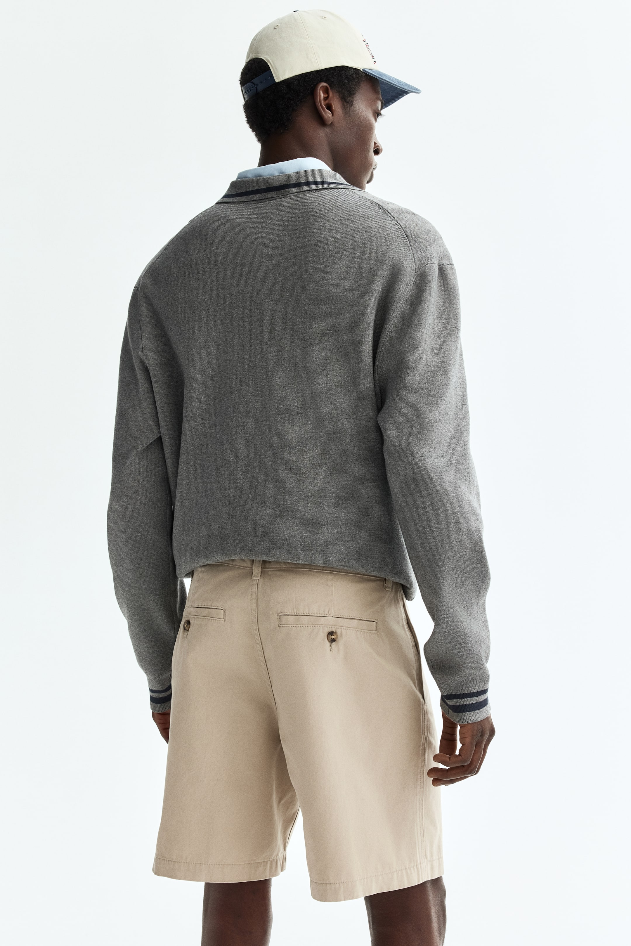 Мужские шорты H&M Relaxed Fit Chino shorts — фото 5