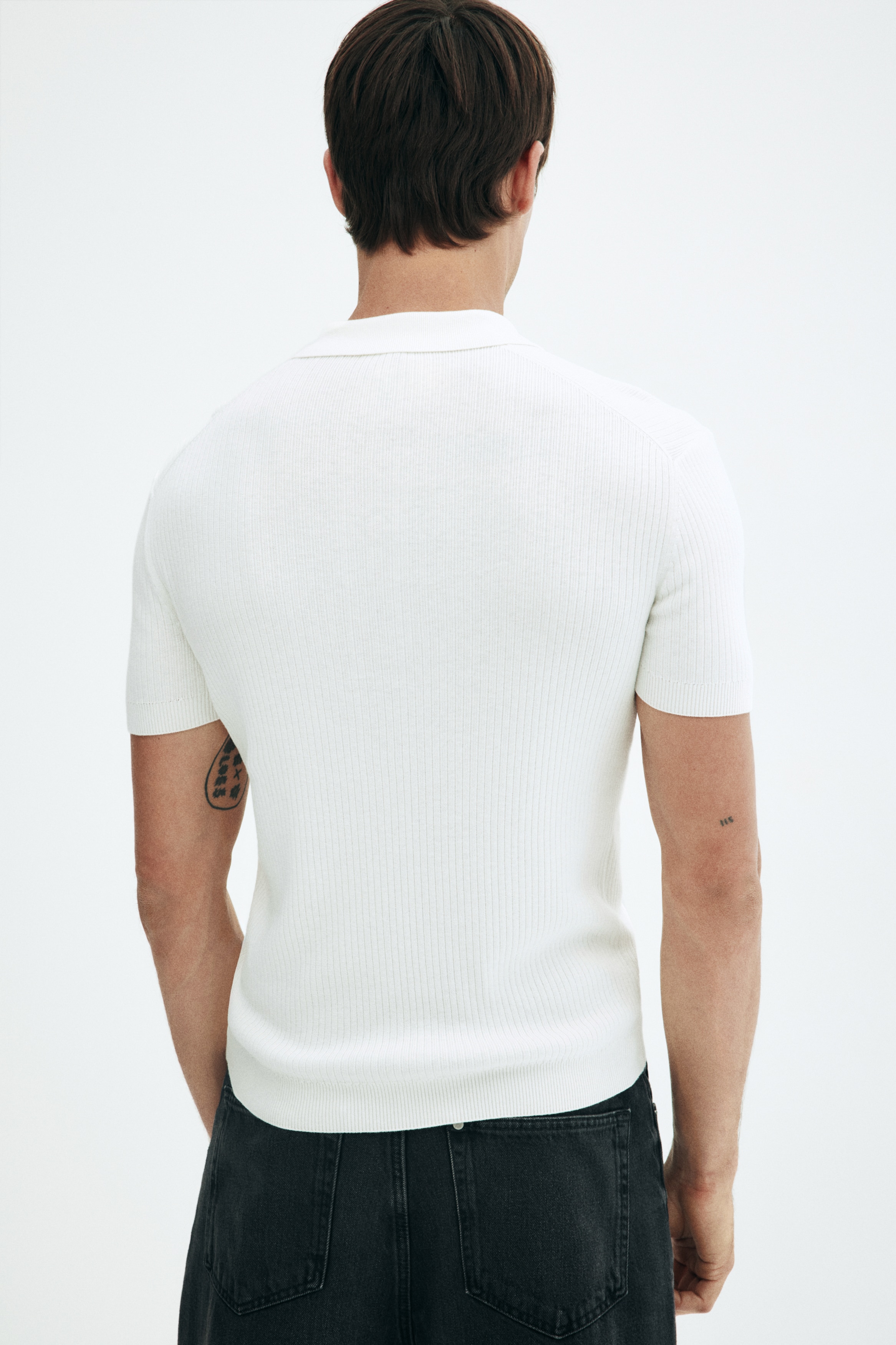 Slim Fit Zip-top polo shirt