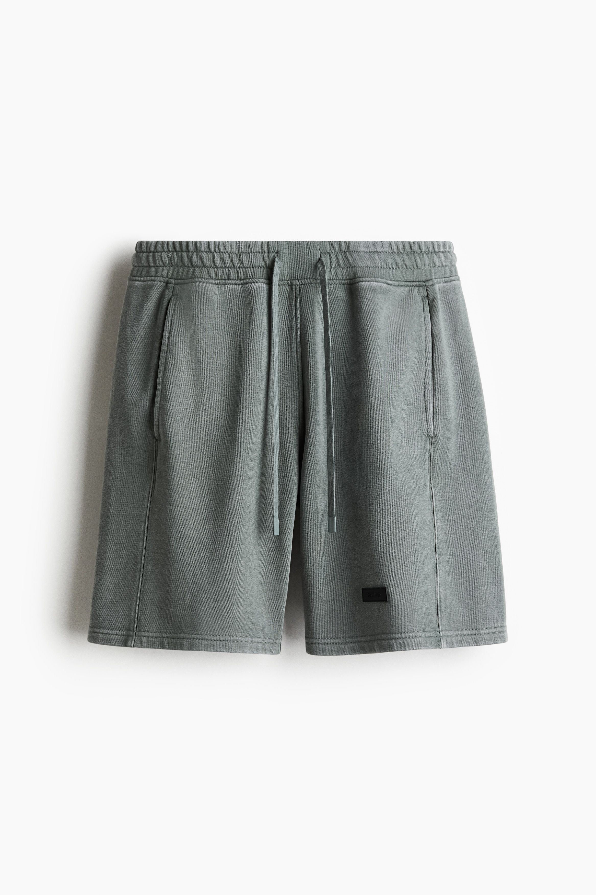 Mid-Length Sports Shorts - Sage green/Dark gray/Gray