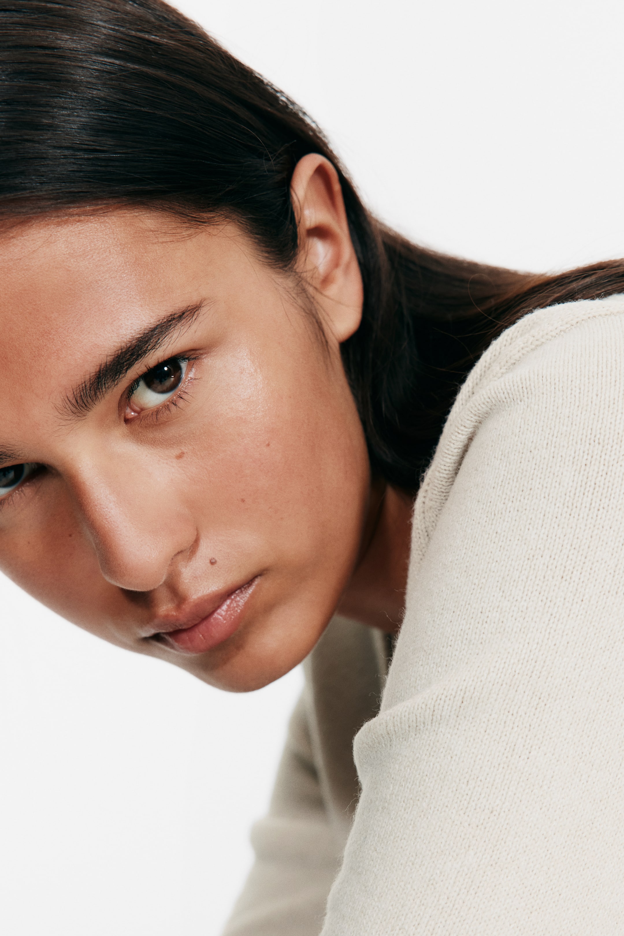 View larger image: Fine-knit cardigan - Light beige - Ladies | H&M SG 2