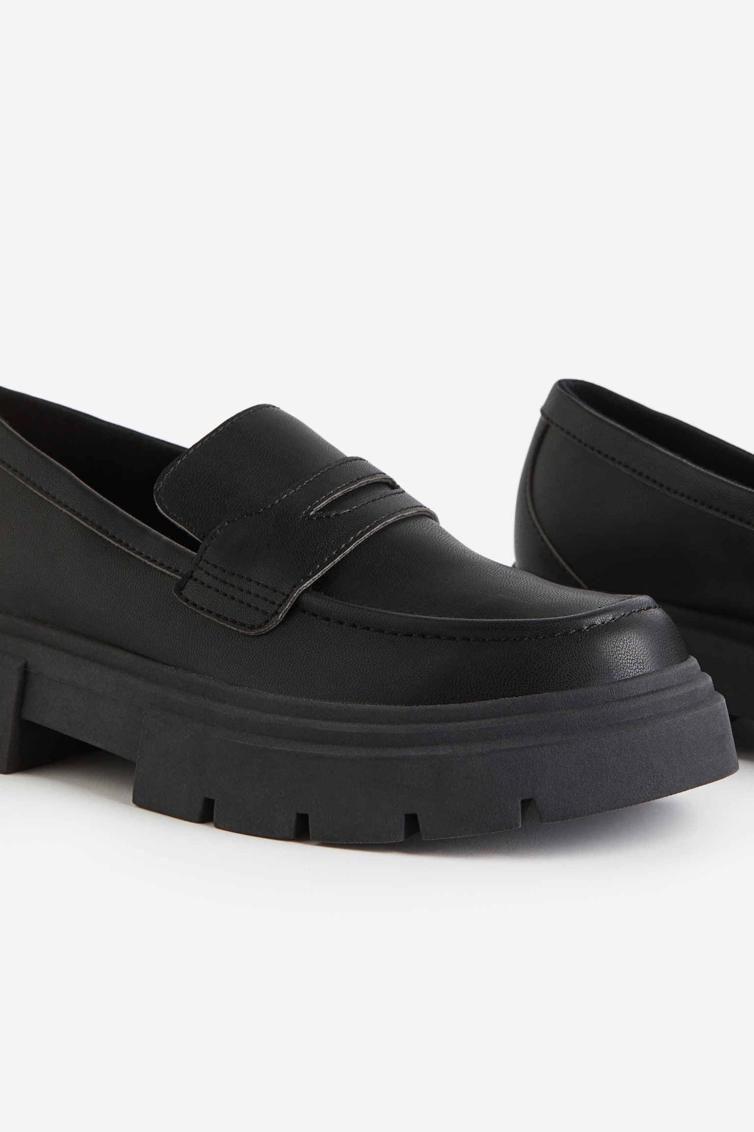 Chunky loafers - Black - 3