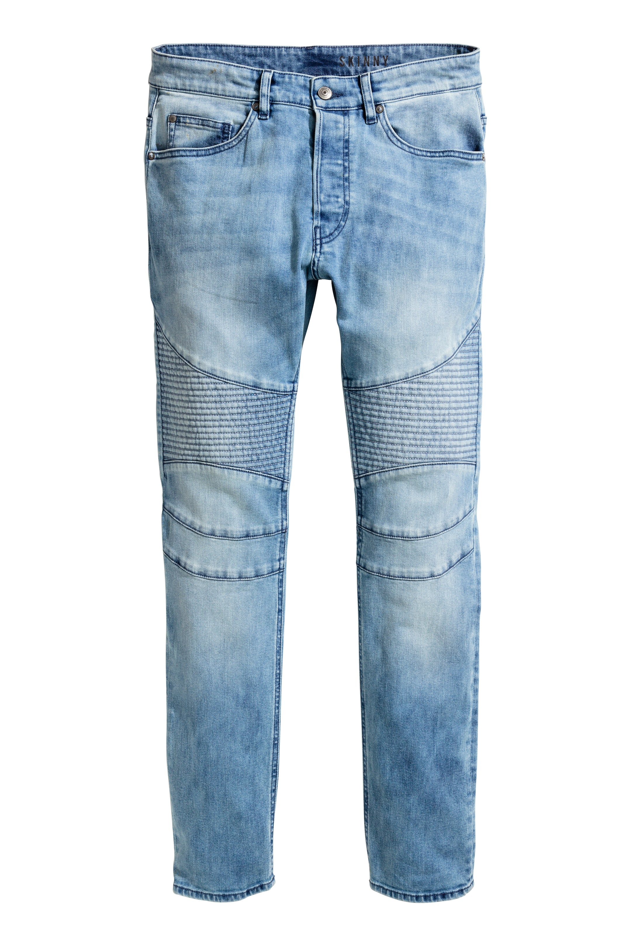View larger image: Biker jeans - Light denim blue - Men | H&M GB 1