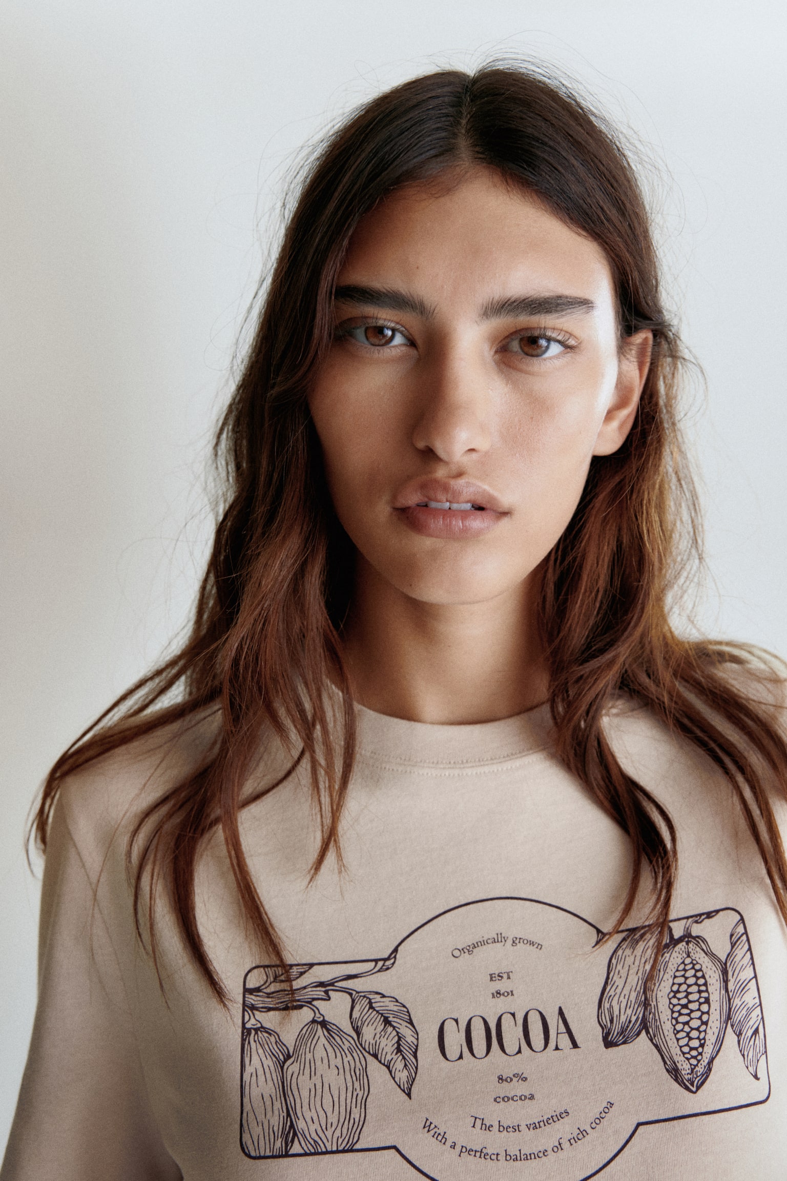 Playera con diseño - Beige tenue/Cocoa/Borgoña/Pâtisserie/Blanco/Gelato - 4