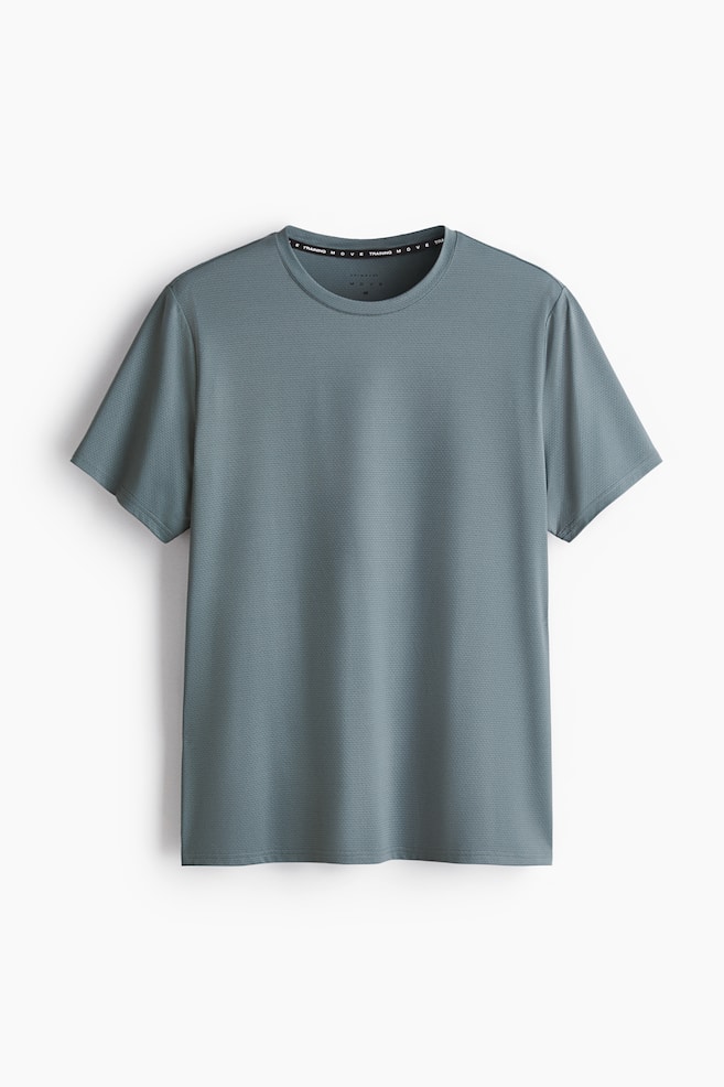 Camiseta de deporte de malla con DryMove™ - Verde azulado/Verde matcha/Blanco/Azul oscuro/Marrón/Negro/Ciruela chocolate/Marrón oscuro/Beige/Gris jaspeado - 1