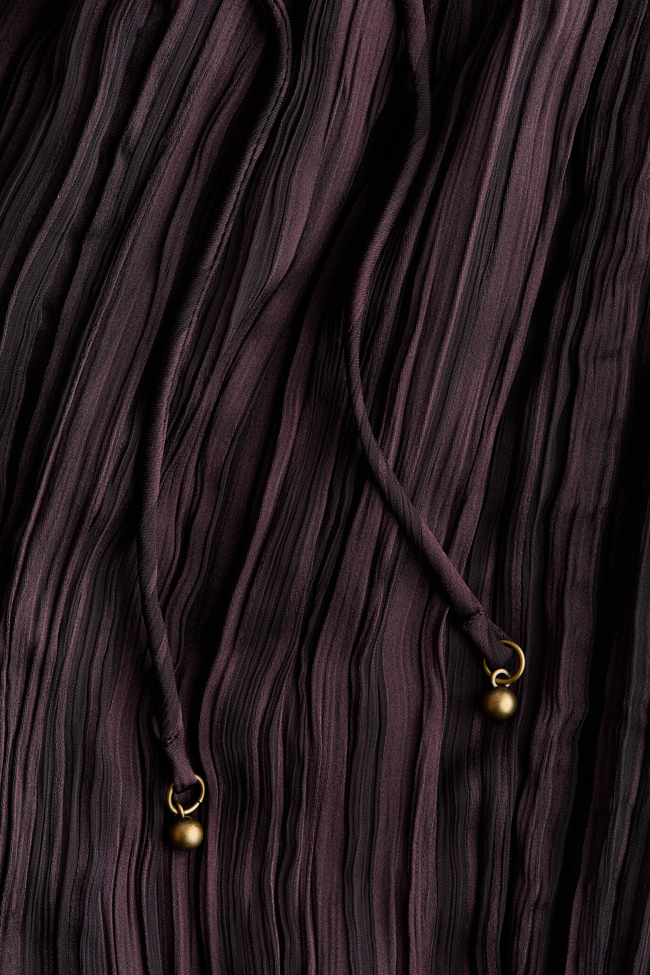 Drawstring-Detail Halterneck Dress