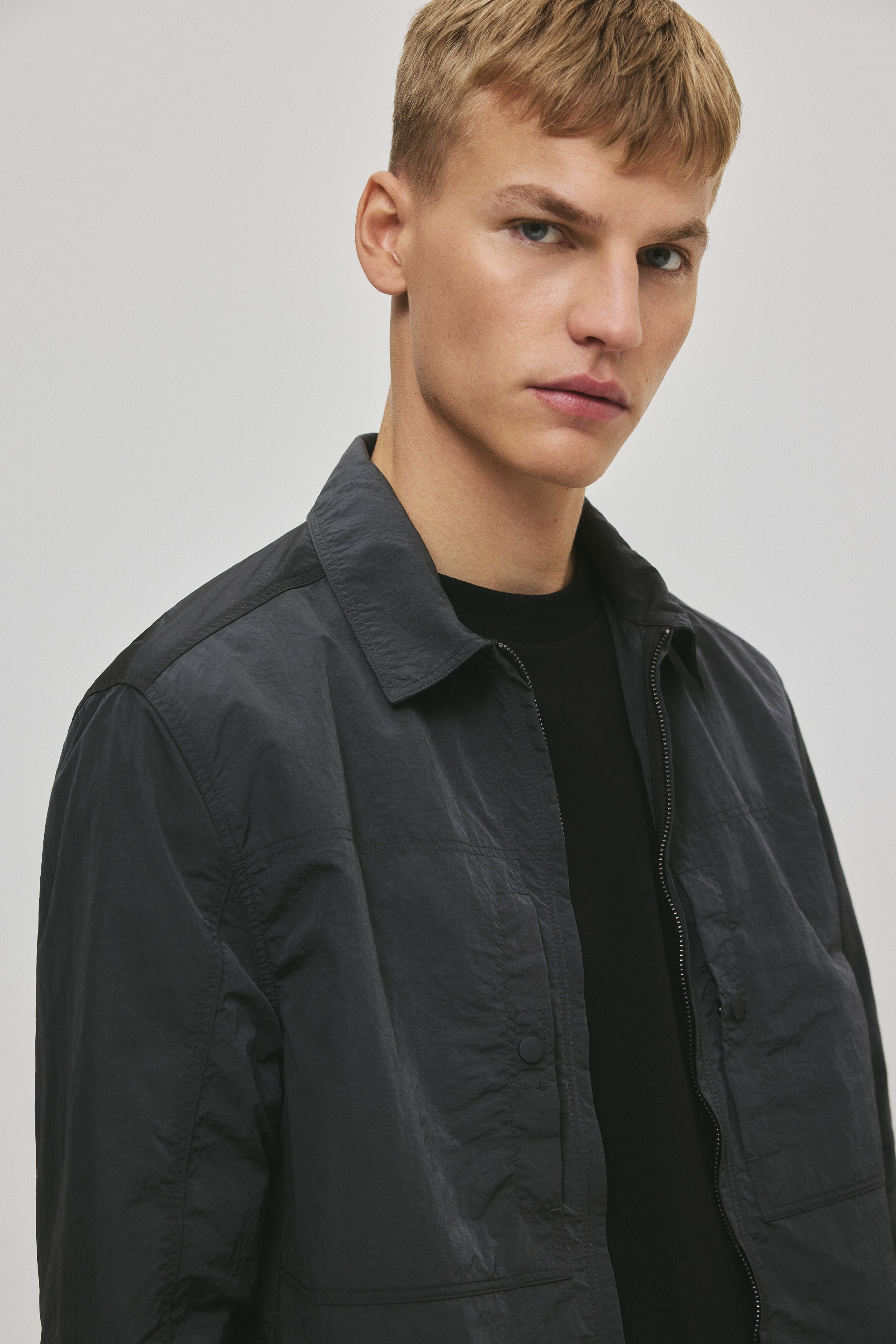 Regular Fit Nylon overshirt