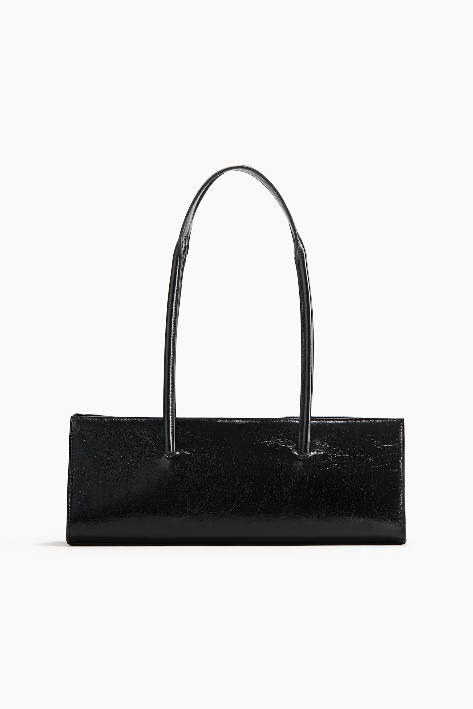 Leather shoulder bag - Black - 2