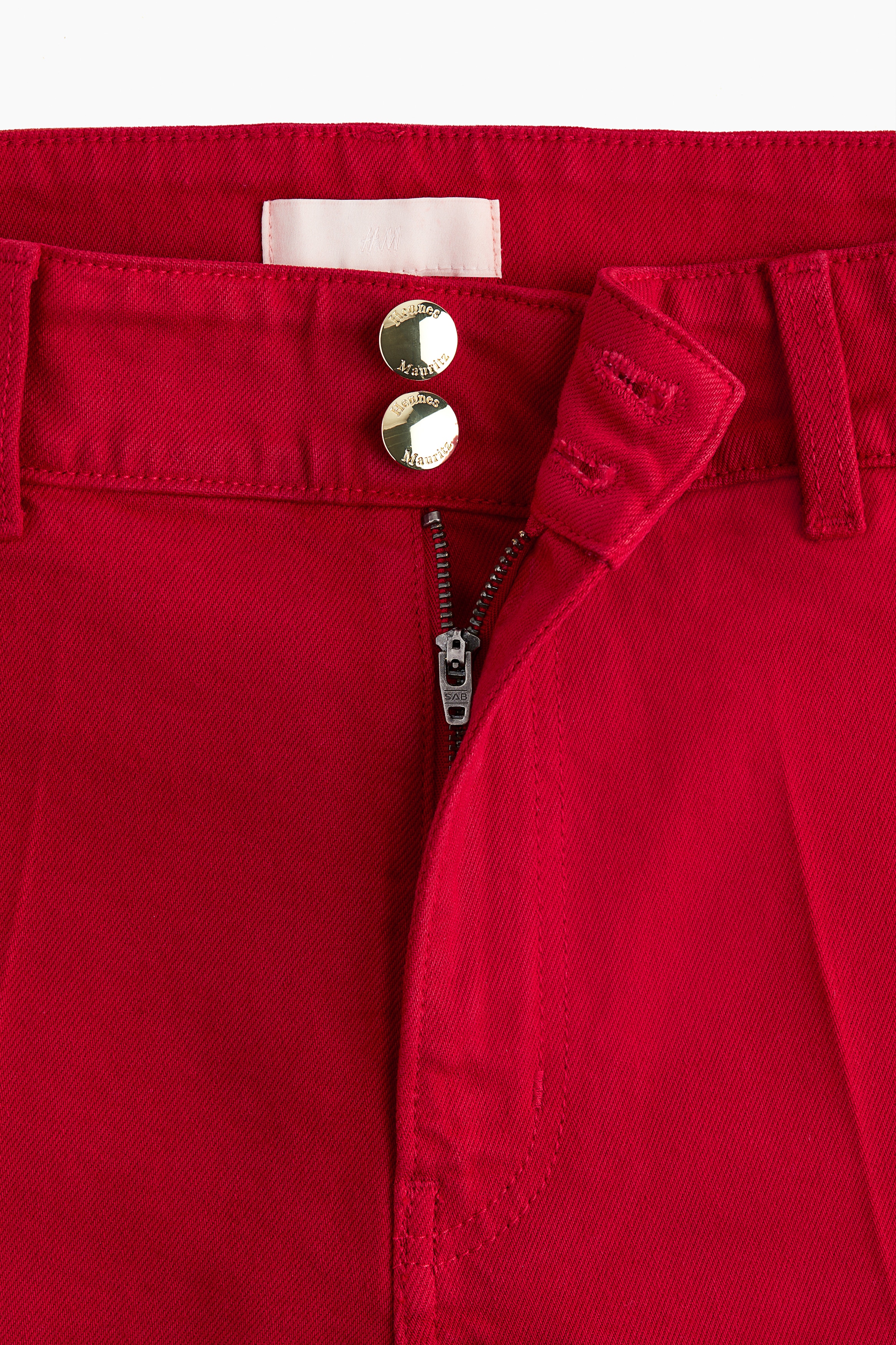 Wide High Cropped Jeans