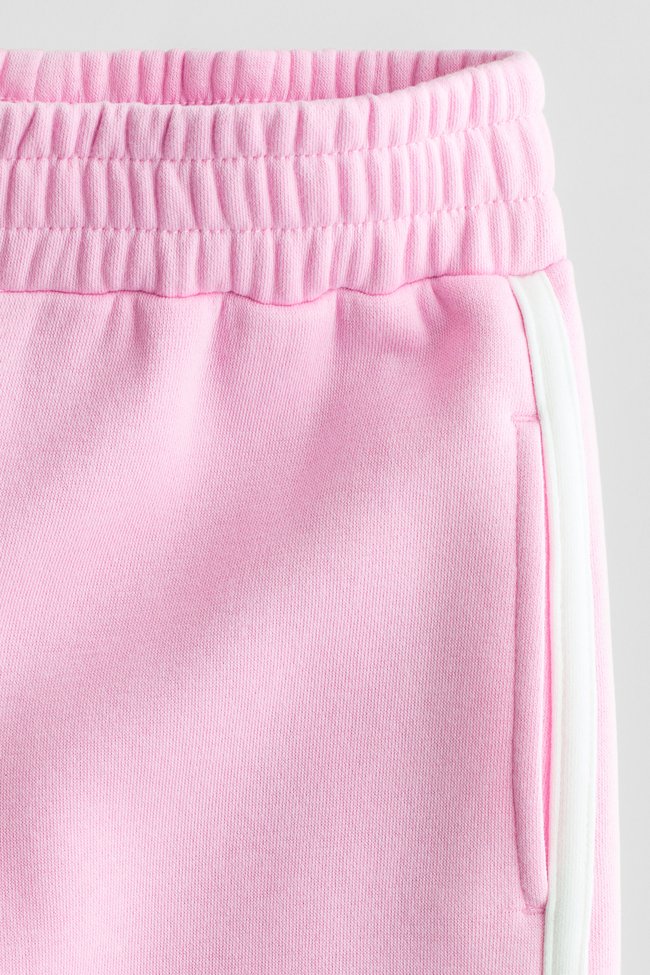 Προβολή μεγαλύτερης εικόνας: Joggers από ύφασμα φούτερ σε ίσια γραμμή - Ροζ - Kids | H&M GR 2