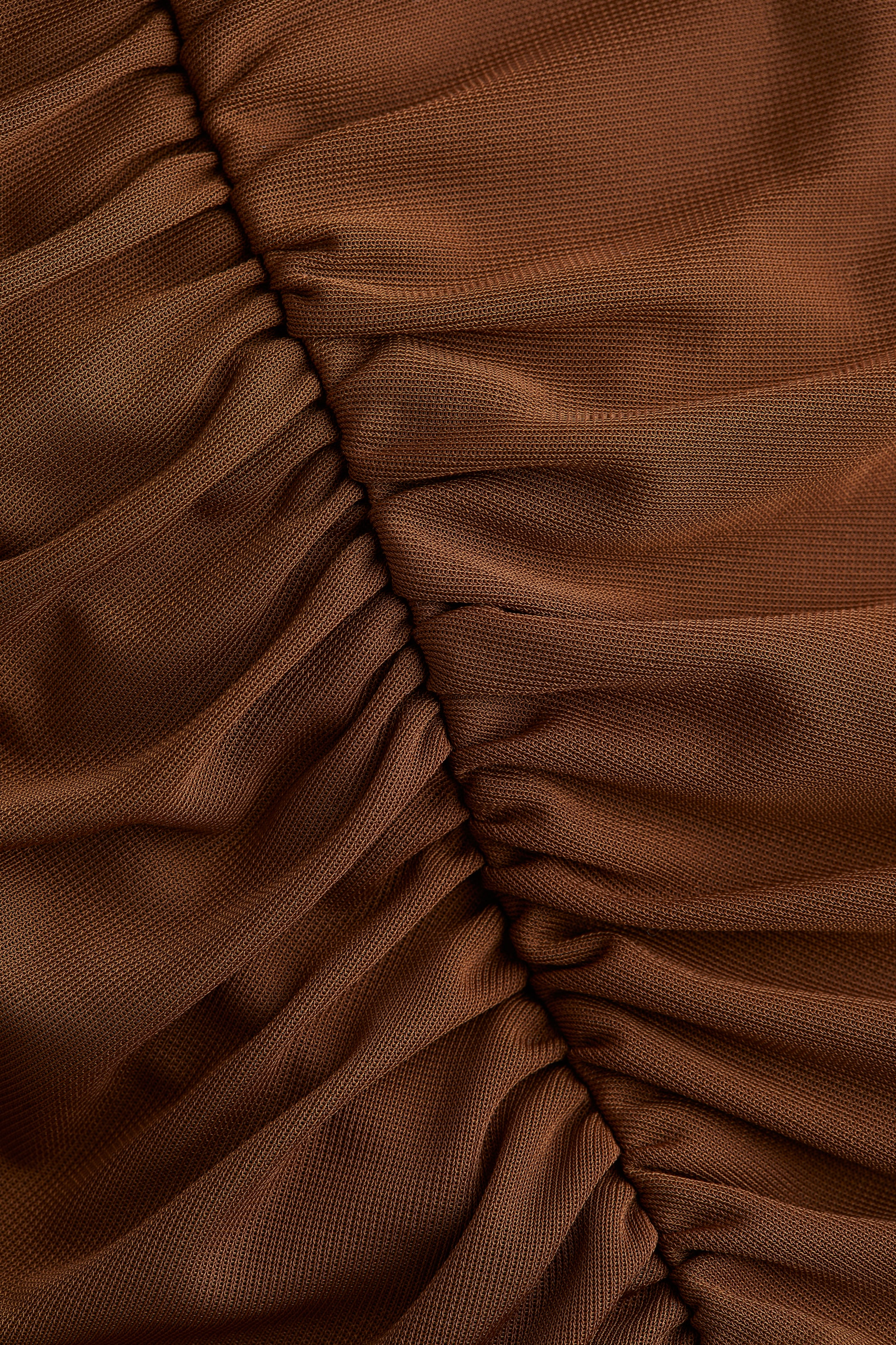 Xem ảnh lớn hơn: Áo rút vải - Màu nâu - Ladies | H&M VN 4