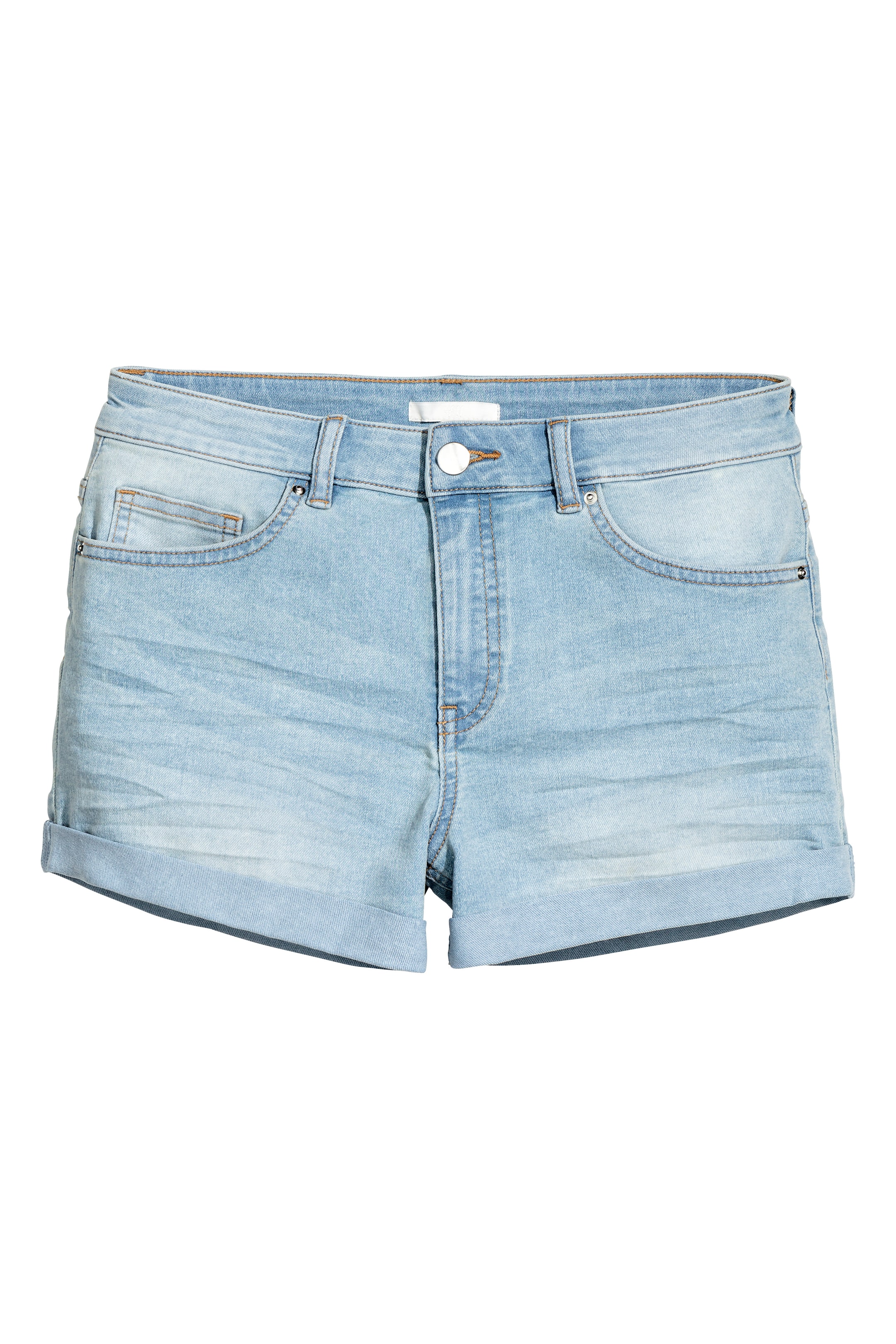 View larger image: Short denim shorts - Light denim blue - Ladies | H&M GB 1