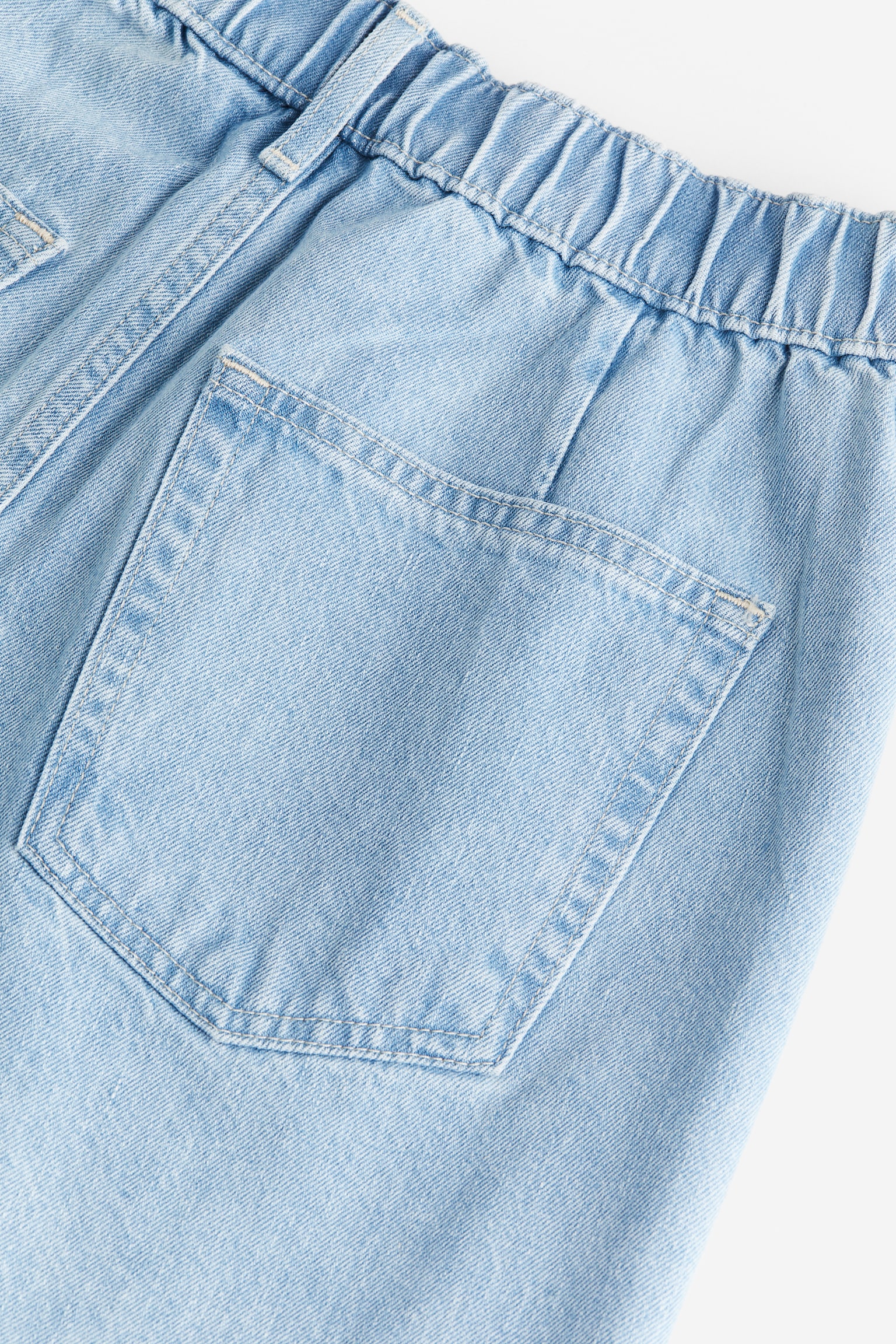 Denim shorts - Light denim blue/Dark grey/White/Denim blue - 2