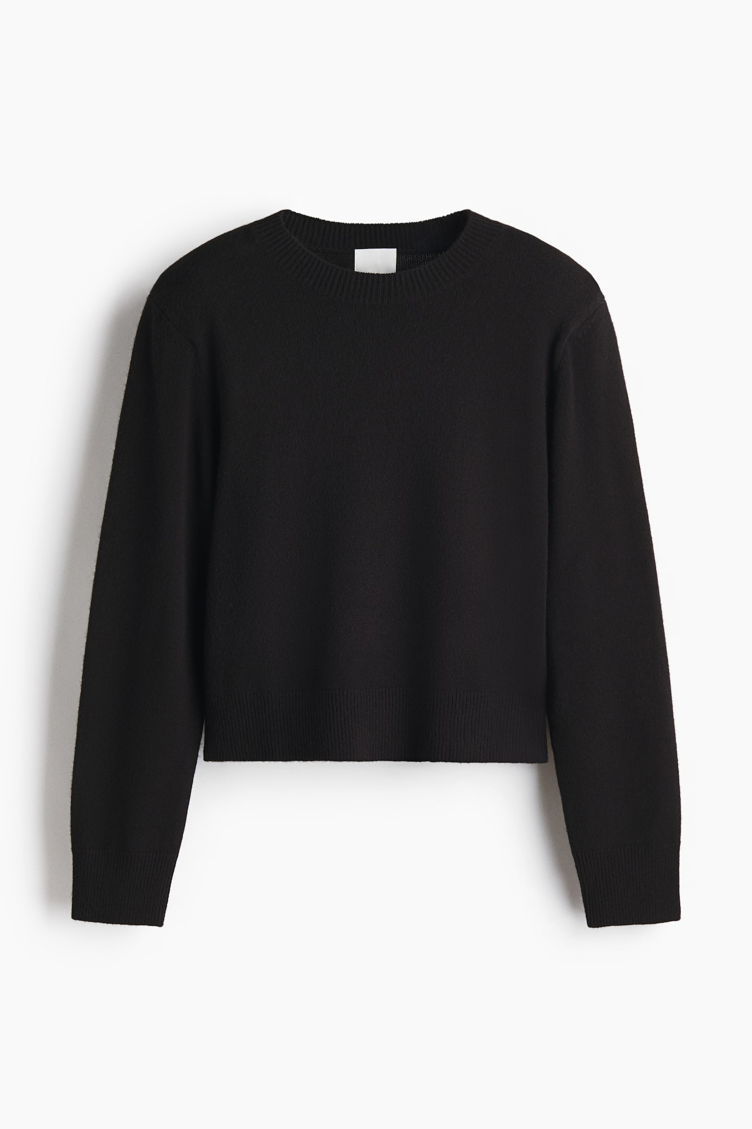 Женский свитер H&M Shoulder-Pad, цвет: Чёрный