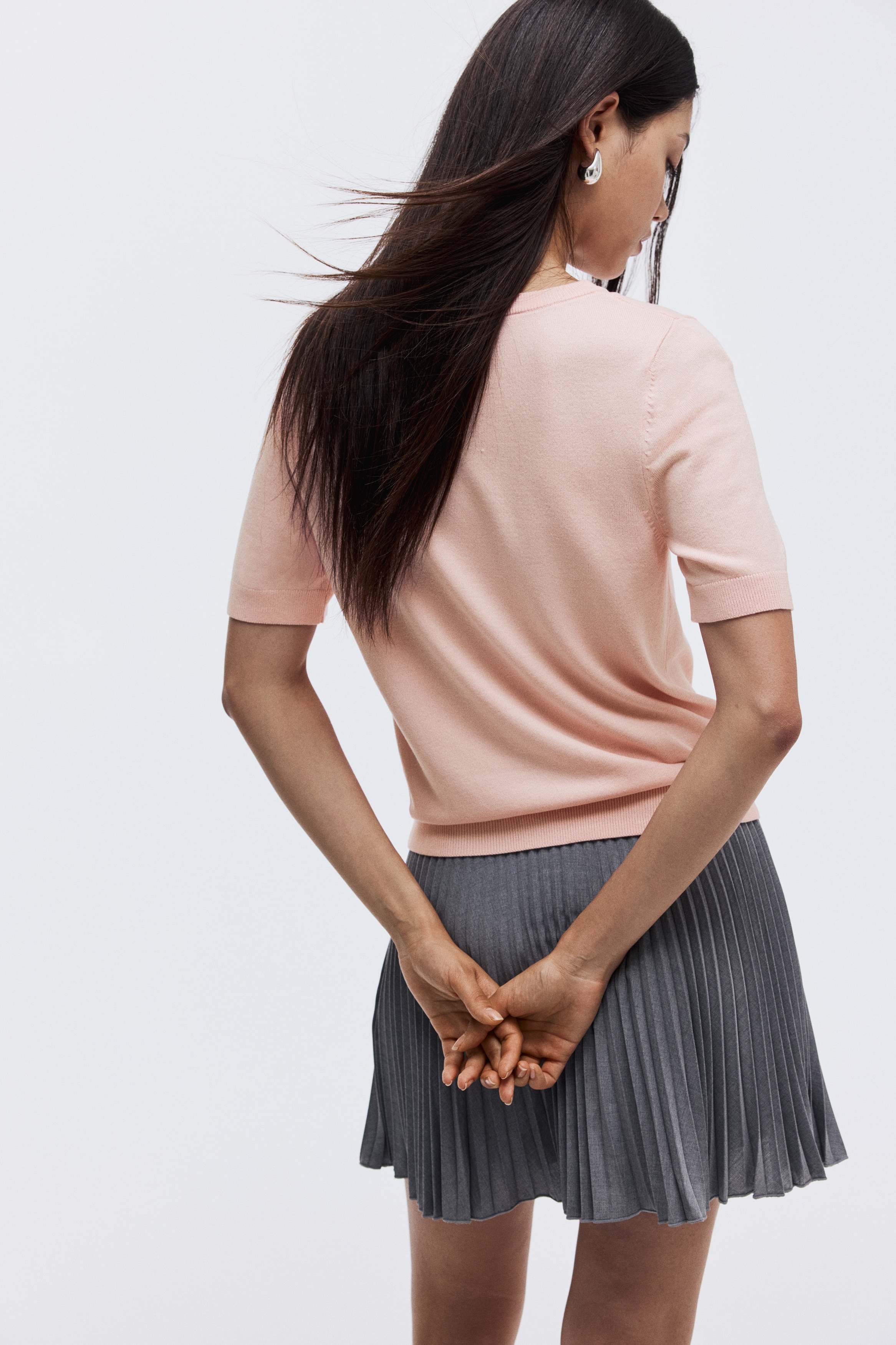 Fine-knit top