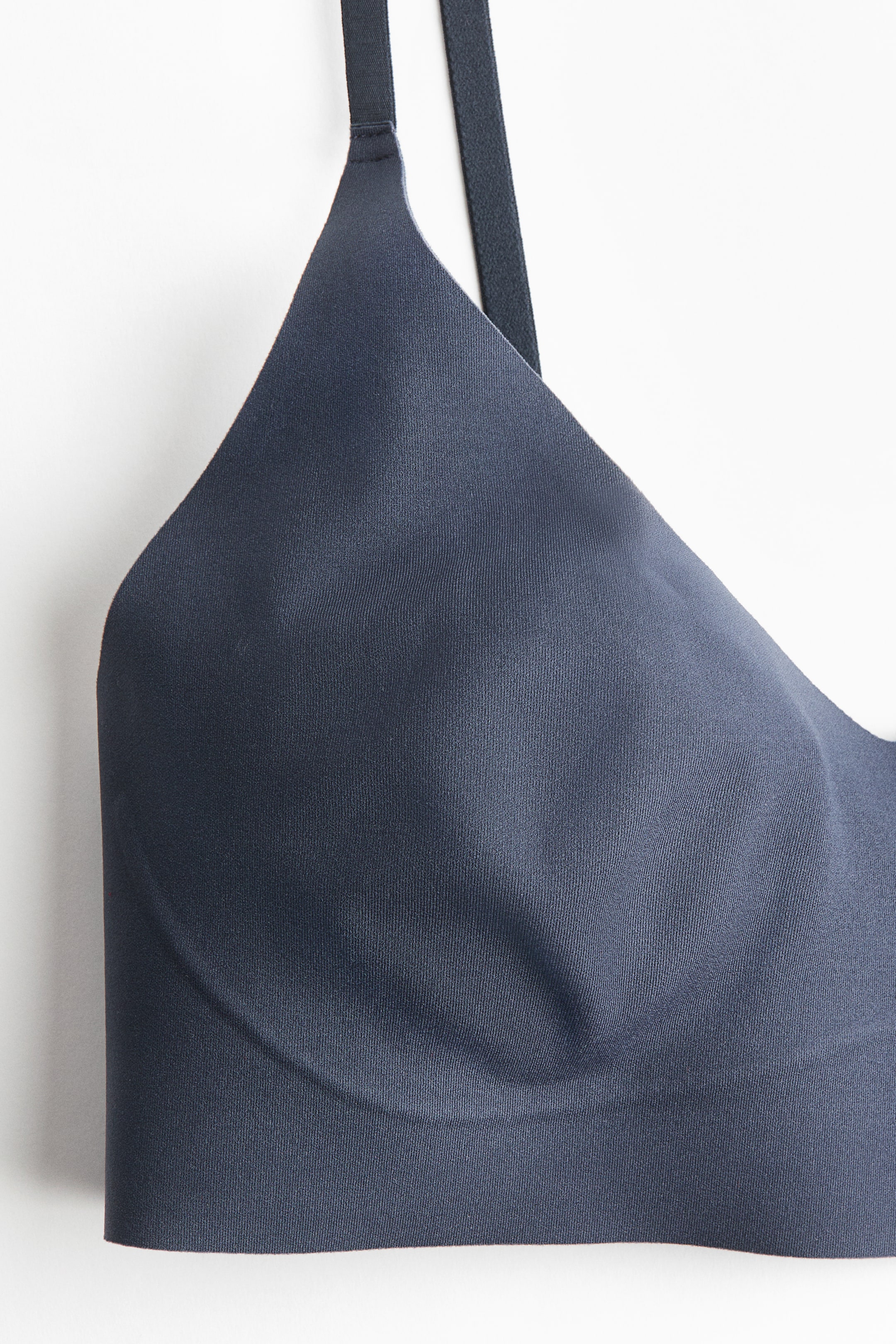 View larger image: Soft-Cup Microfiber Bra - Dark blue - Ladies | H&M US 3