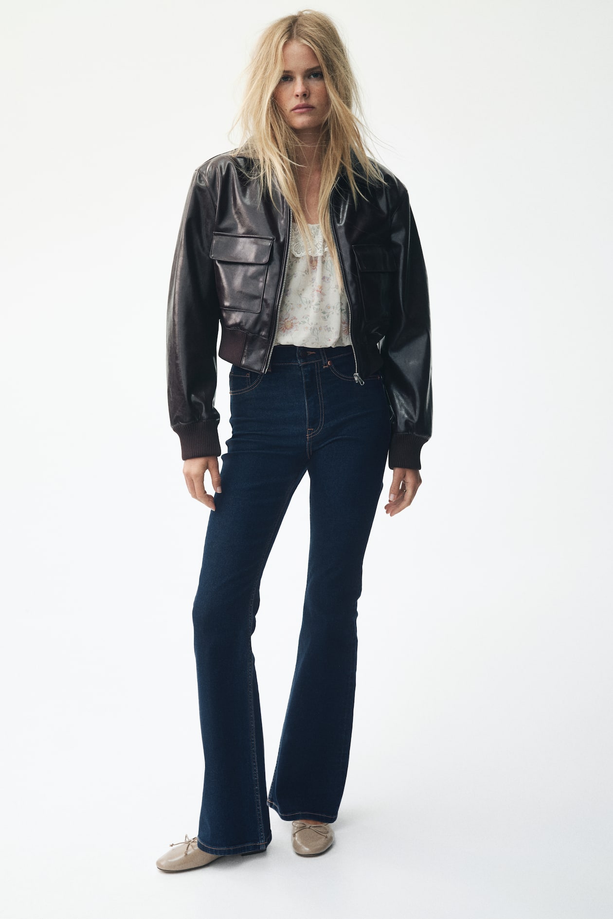 Flared High Jeans