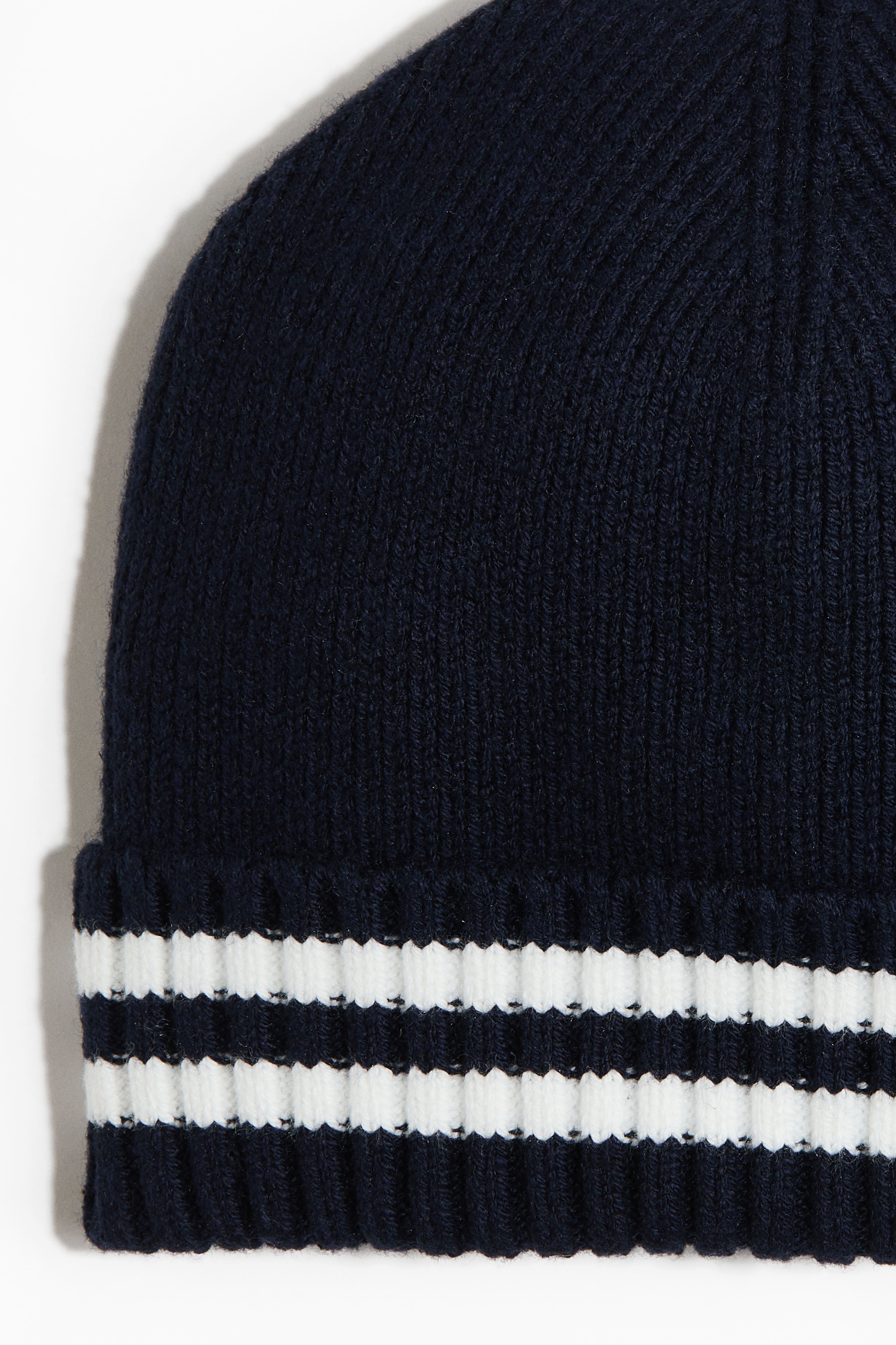 Rib-Knit Beanie