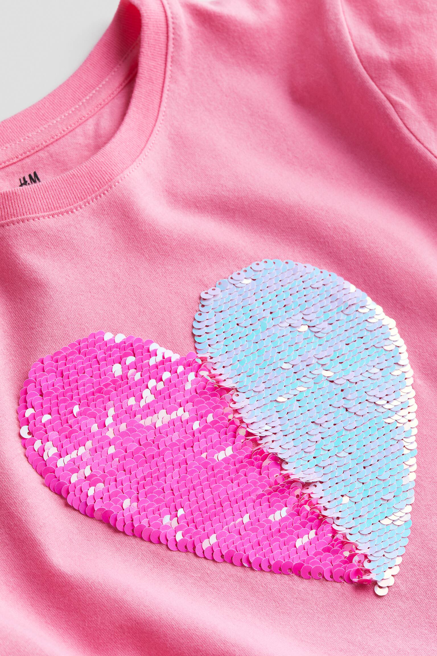 Tee - Pink/Heart/White/Strawberry/White/Unicorn/Light beige/Ice cream cone - 3