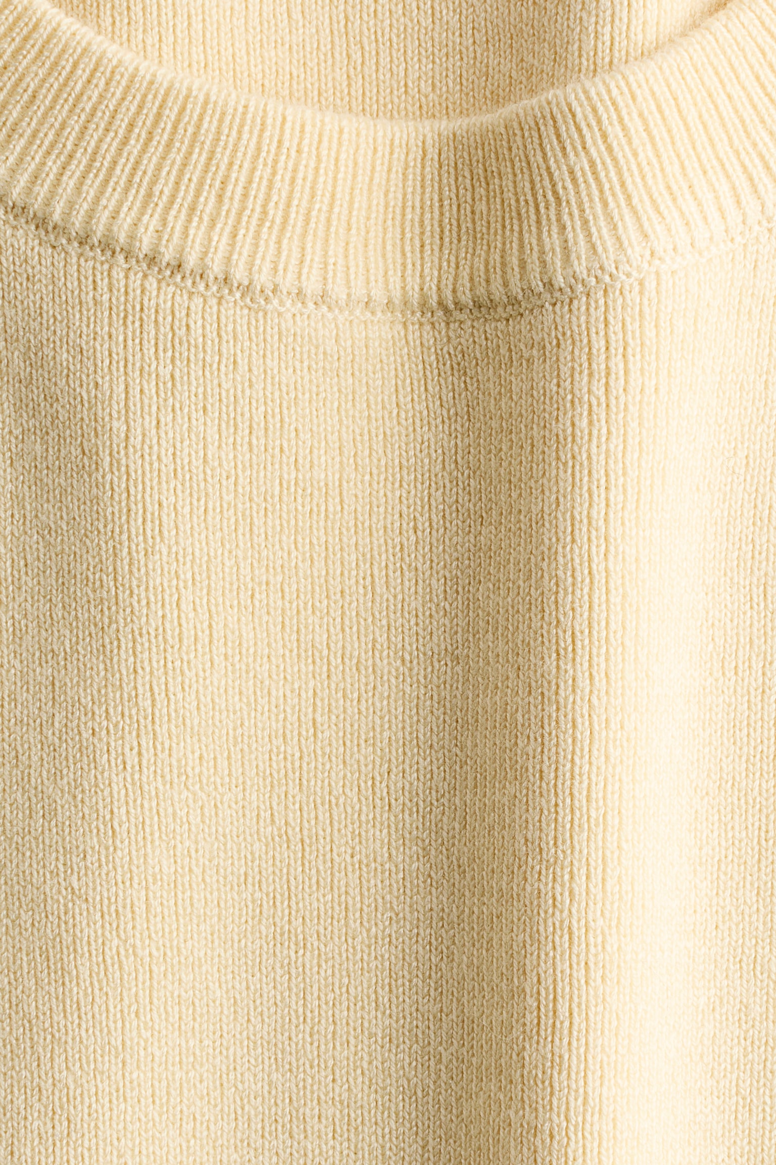 Fine-knit sweater vest - Light yellow/Cream/Pink - 4