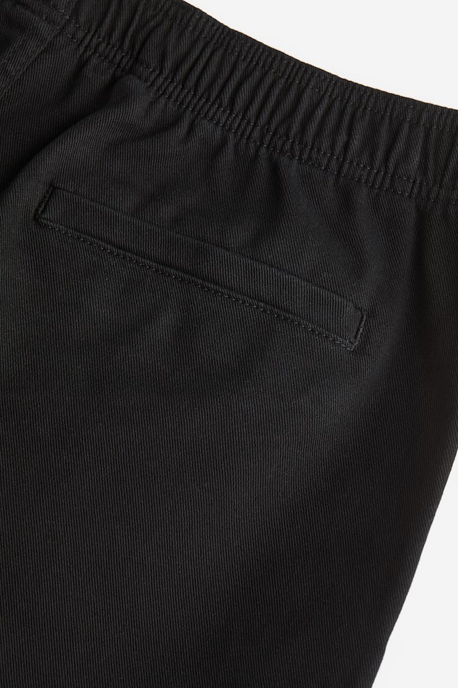 Shorts in cotone Relaxed Fit - Nero/Bianco/Marrone/palme/Beige/marrone quadri - 4