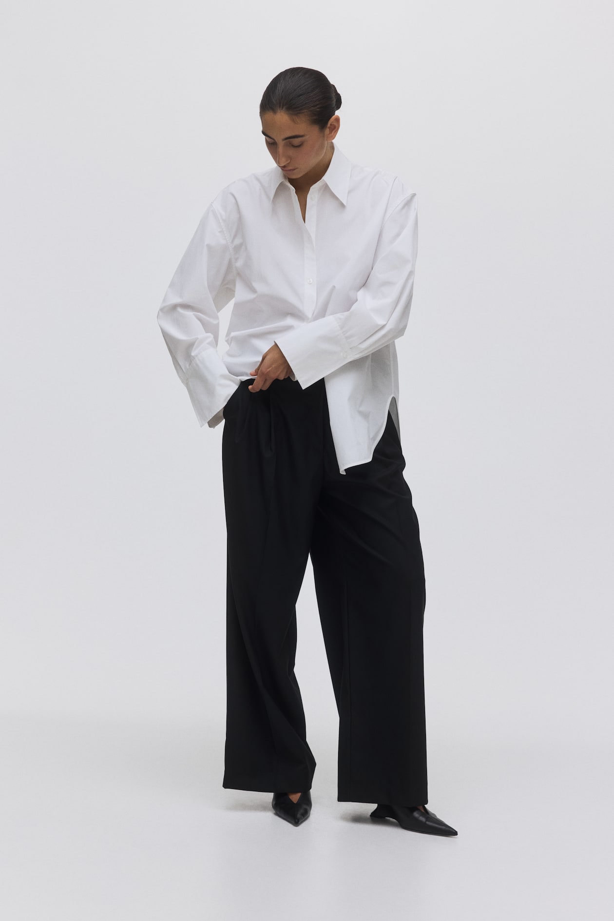 Wide-Leg Dress Pants - image 2