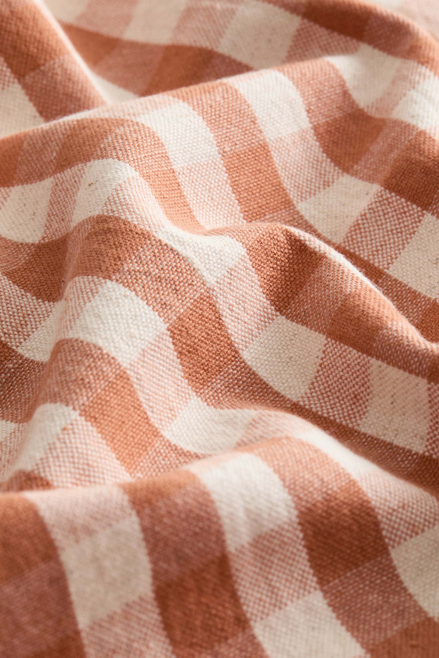 4-pack cotton napkins - Terracotta/Gingham check/Dark grey/Striped/Green/Cream striped/Dark brown/Striped/Light pink/Striped/Beige/Gingham check/Green/Gingham check/Dark brown/Gingham check/Terracotta/Striped/Light pink/Gingham check/Beige/Striped - 3