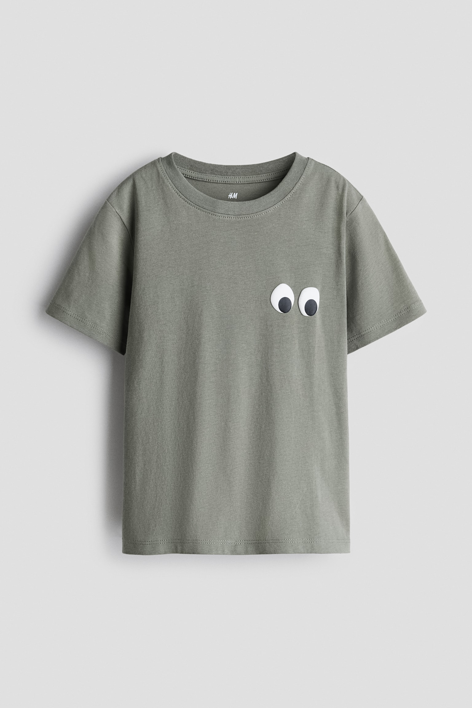Printed T-shirt - Khaki green/Eyes/Light yellow/Gelato/White/Crabs/Dark turquoise/Beach/Cream/Amalfi Coast/Cream/Patterned/Light blue/Car/Dark grey/Pacific/Light blue/Miami/Dark brown/Surfer/Blue/Shark Bay/Green/Basketball - 1