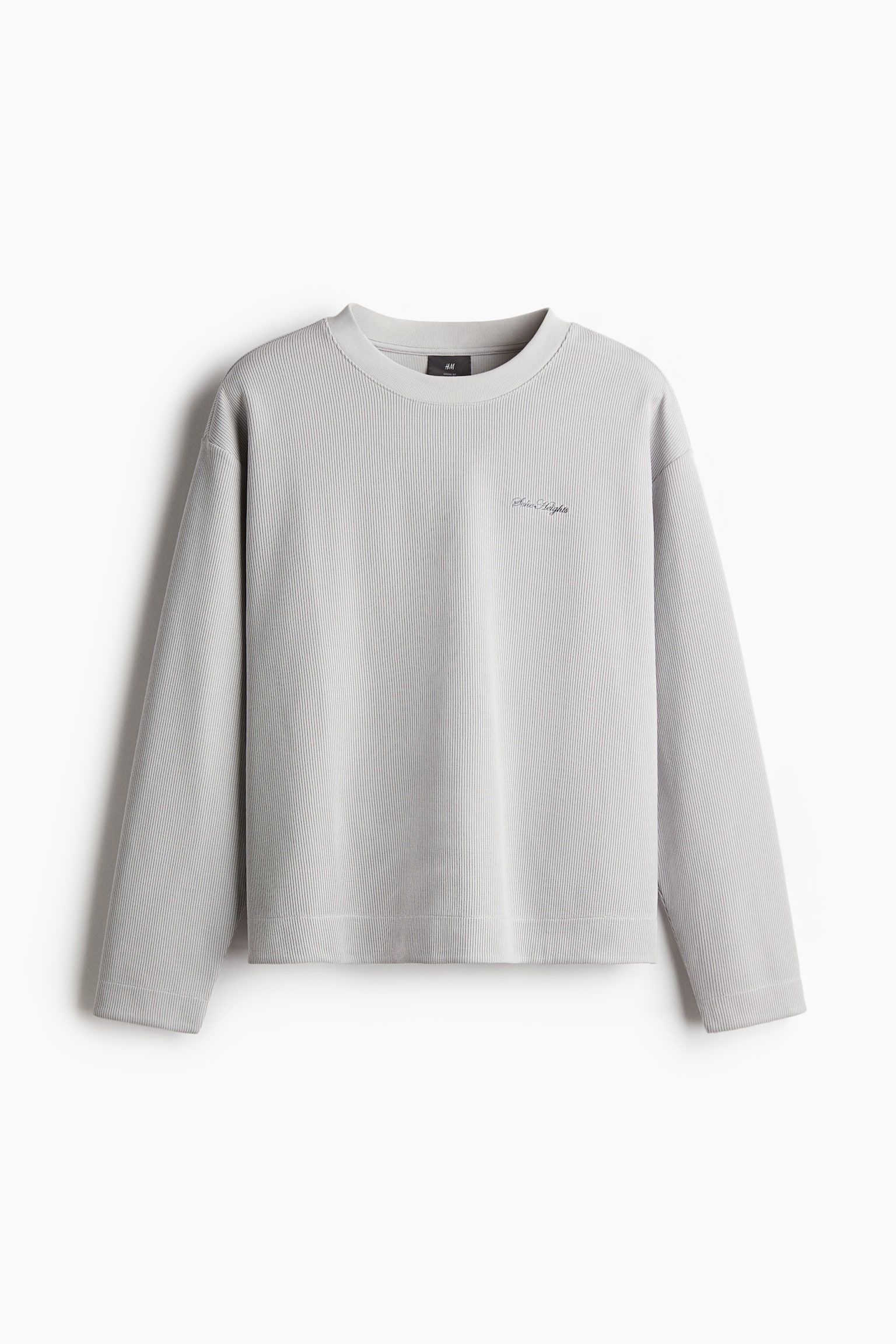 Loose Fit Long-sleeved jersey top - Light grey/Soho Heights/Dark grey/Cream - 2