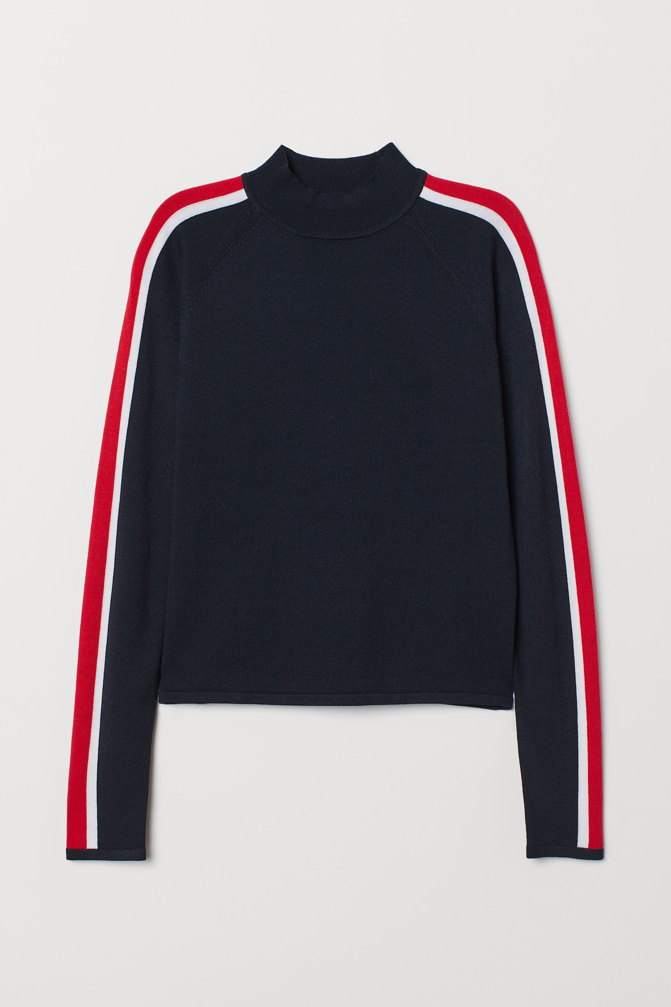 View larger image: Turtleneck jumper - Dark blue - Ladies | H&M 1