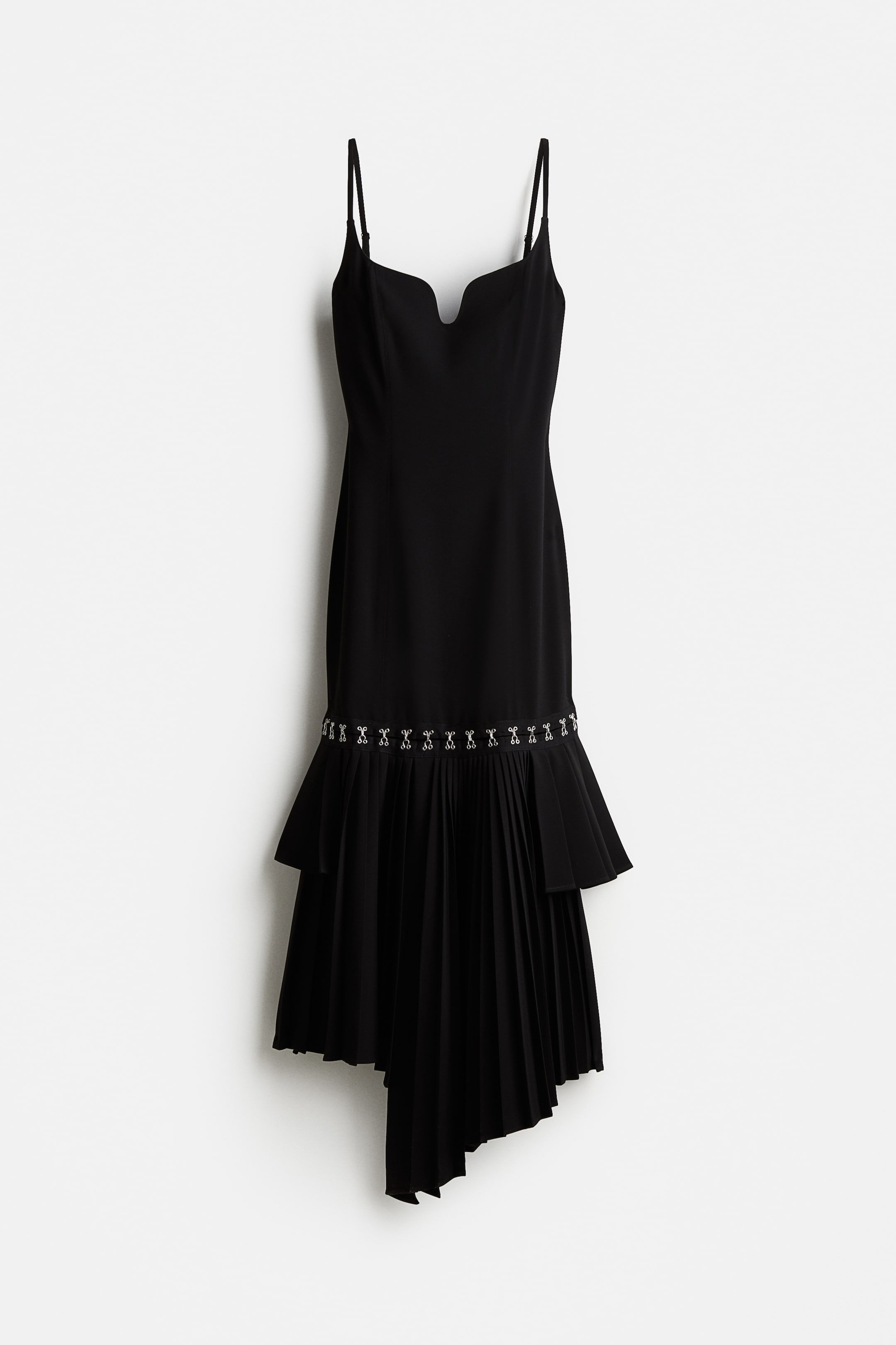 View larger image: Asymmetric Dress with Layered Skirt - Black - Ladies | H&M US 2