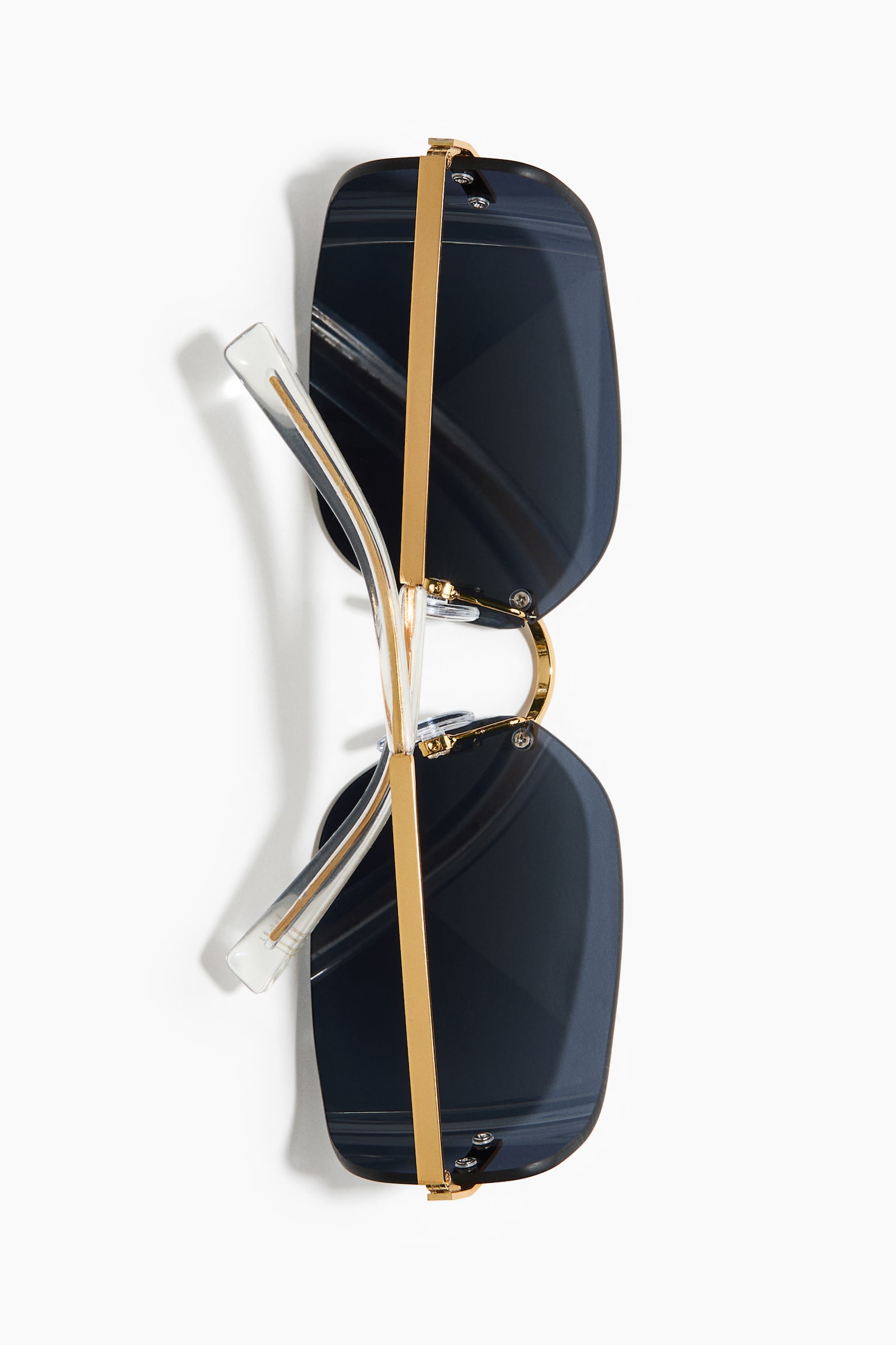 Женские солнцезащитные очки H&M Rimless Sunglasses, цвет: Золотой — фото 4