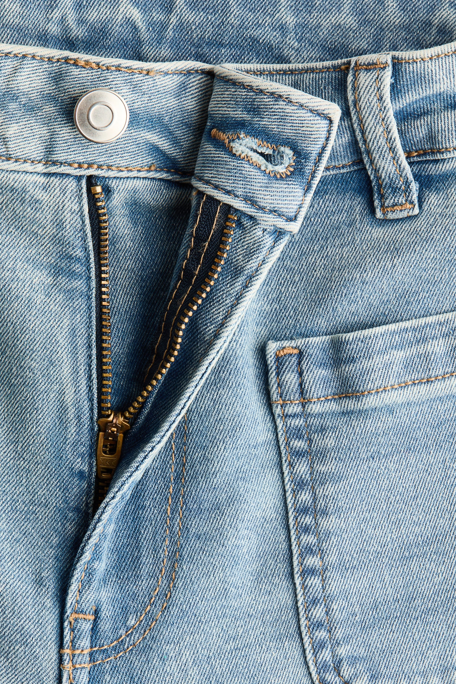 Wide High Waist Jeans - Licht denimblauw/Donker denimblauw/Marinedenimblauw/Denimzwart - 3