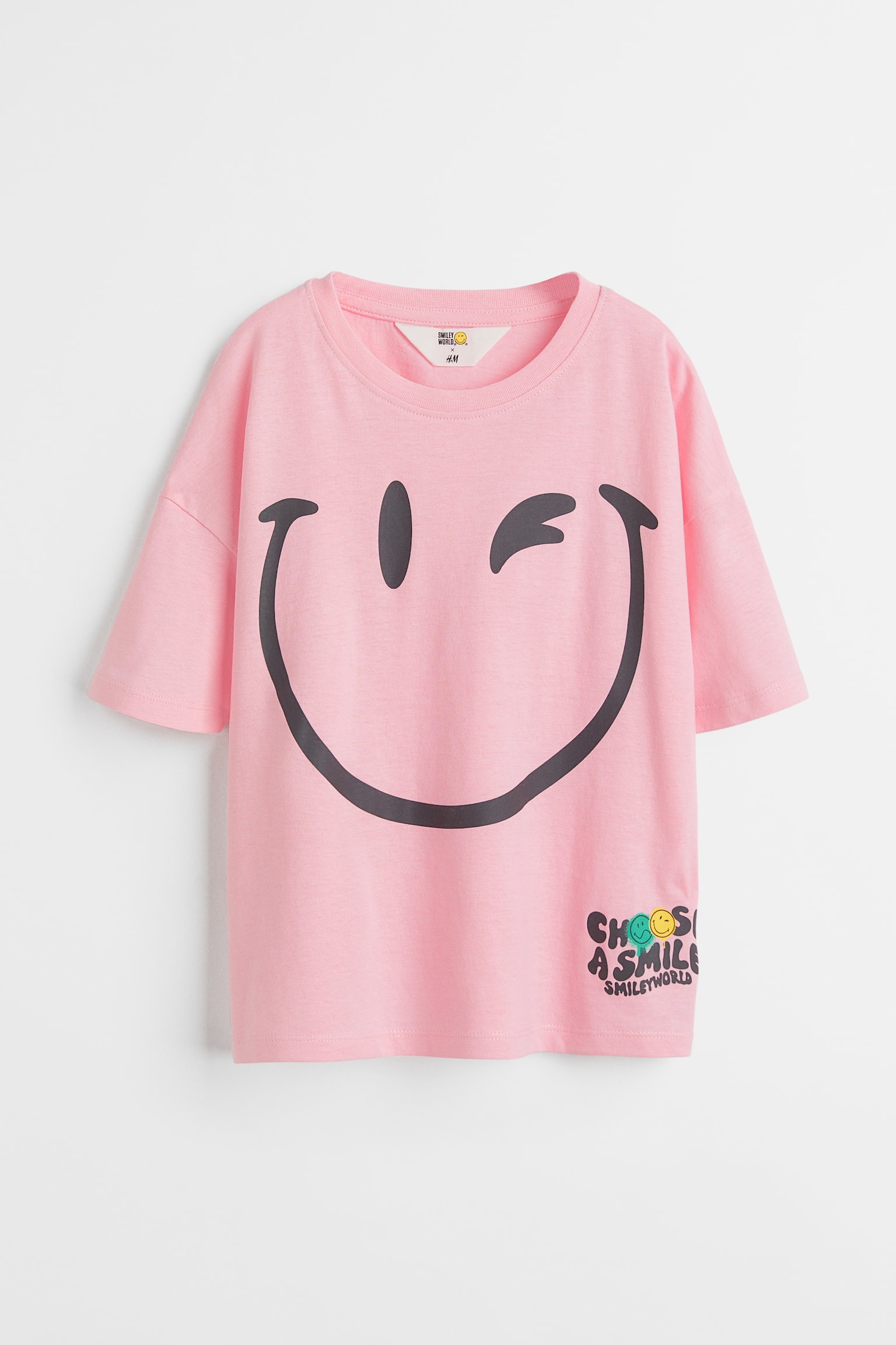 Printed T-shirt - Light pink/SmileyWorld