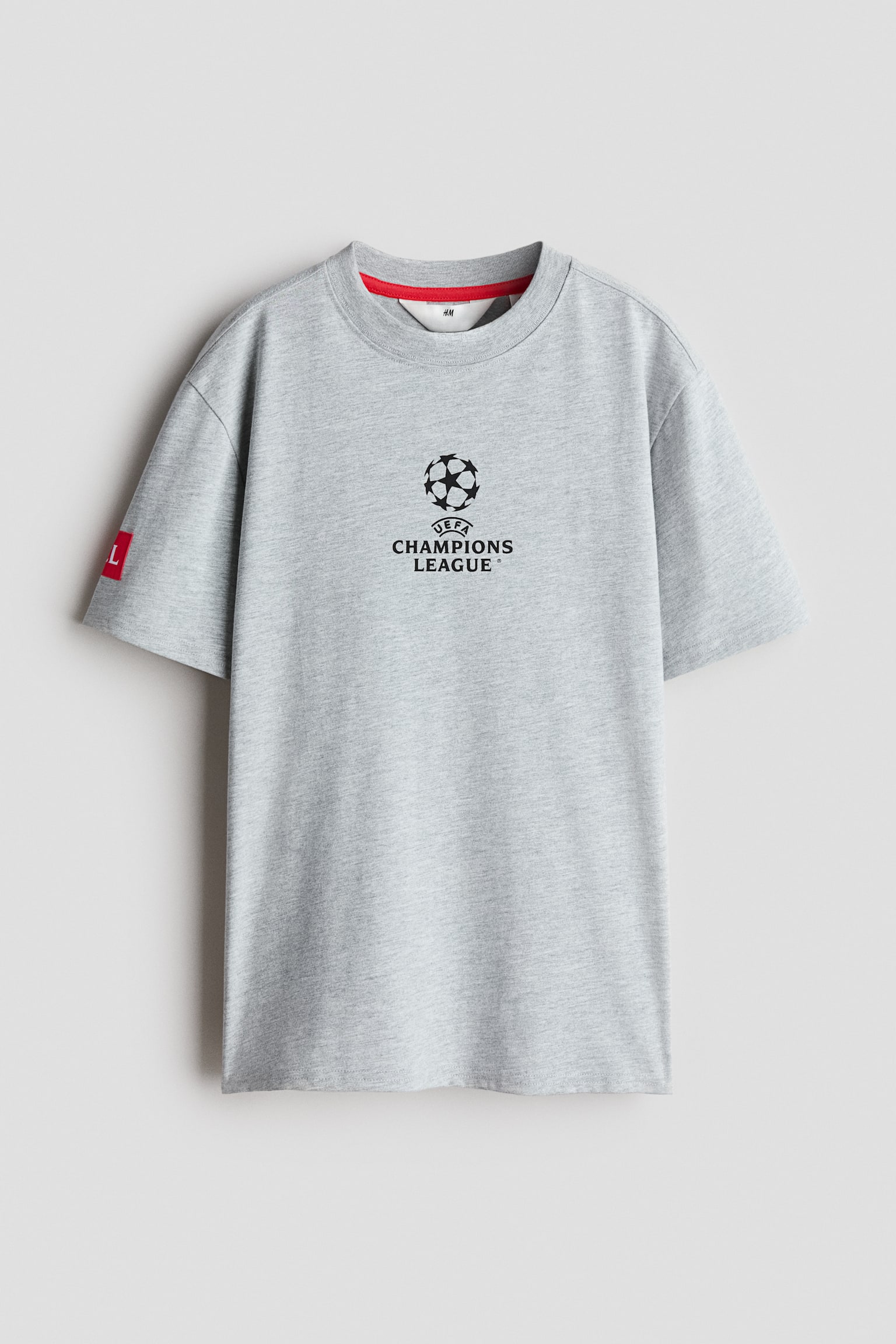Футболка з принтами - Сірий/UEFA Champions League®/Білий/Steal a Brain Rot/Приглушений зелений/Minecraft/Світло-сірий меланж/Minecraft/Білий/SmileyWorld®/Темно-коричневий/Garfield/Чорний/Stranger Things/Бірюзовий/Гарфілд/Білий/Pokémon - 1