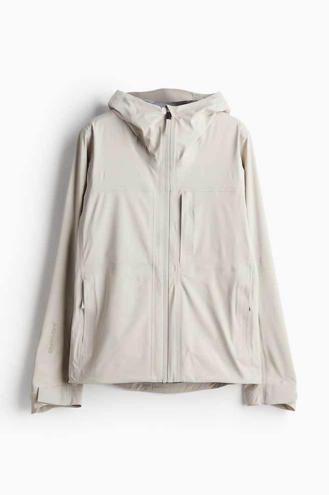 Lightweight 3-layer shell jacket with StormMove™ - Beige - 1