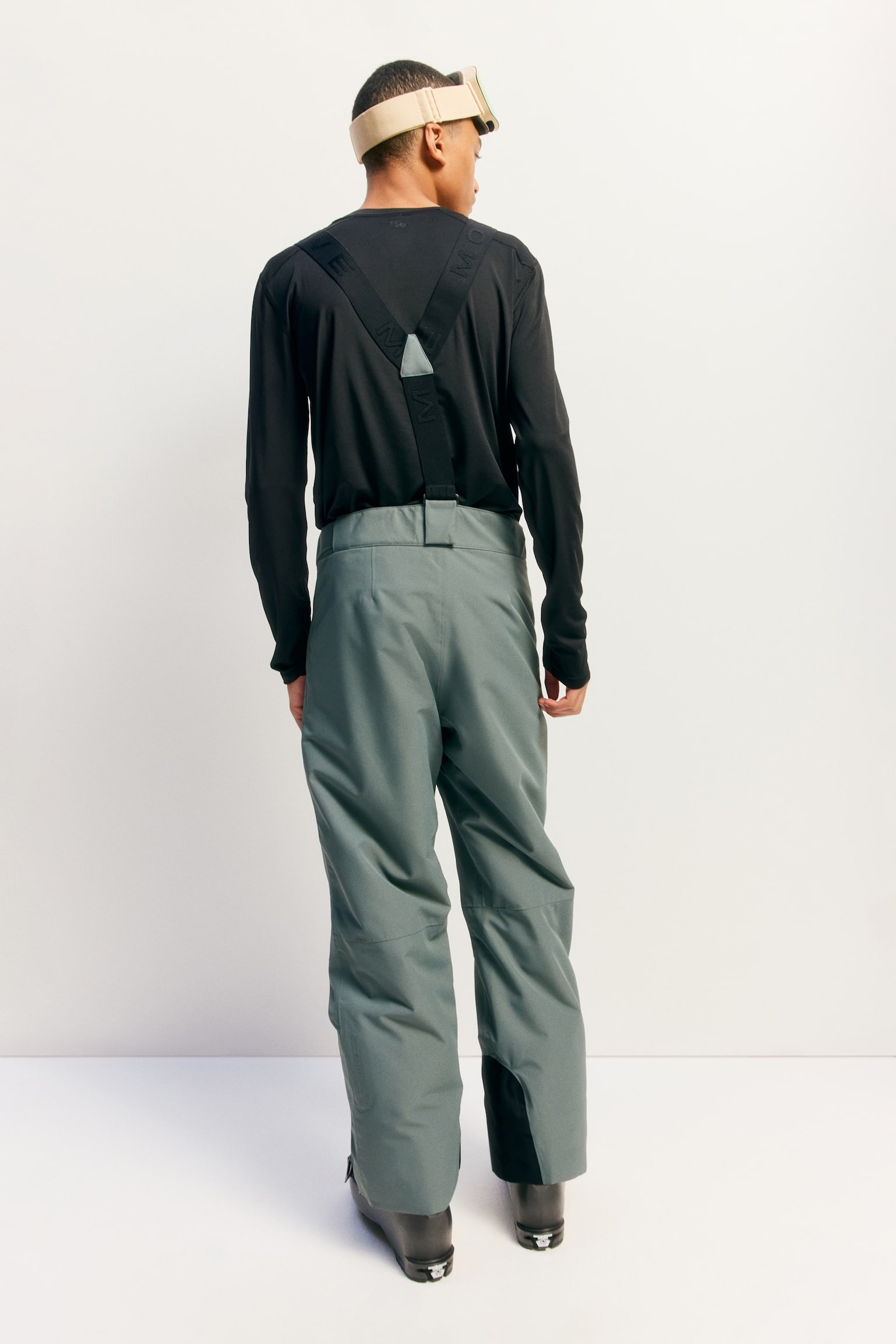 Ski trousers with StormMove™ - Dusty green/Black/Light beige - 9