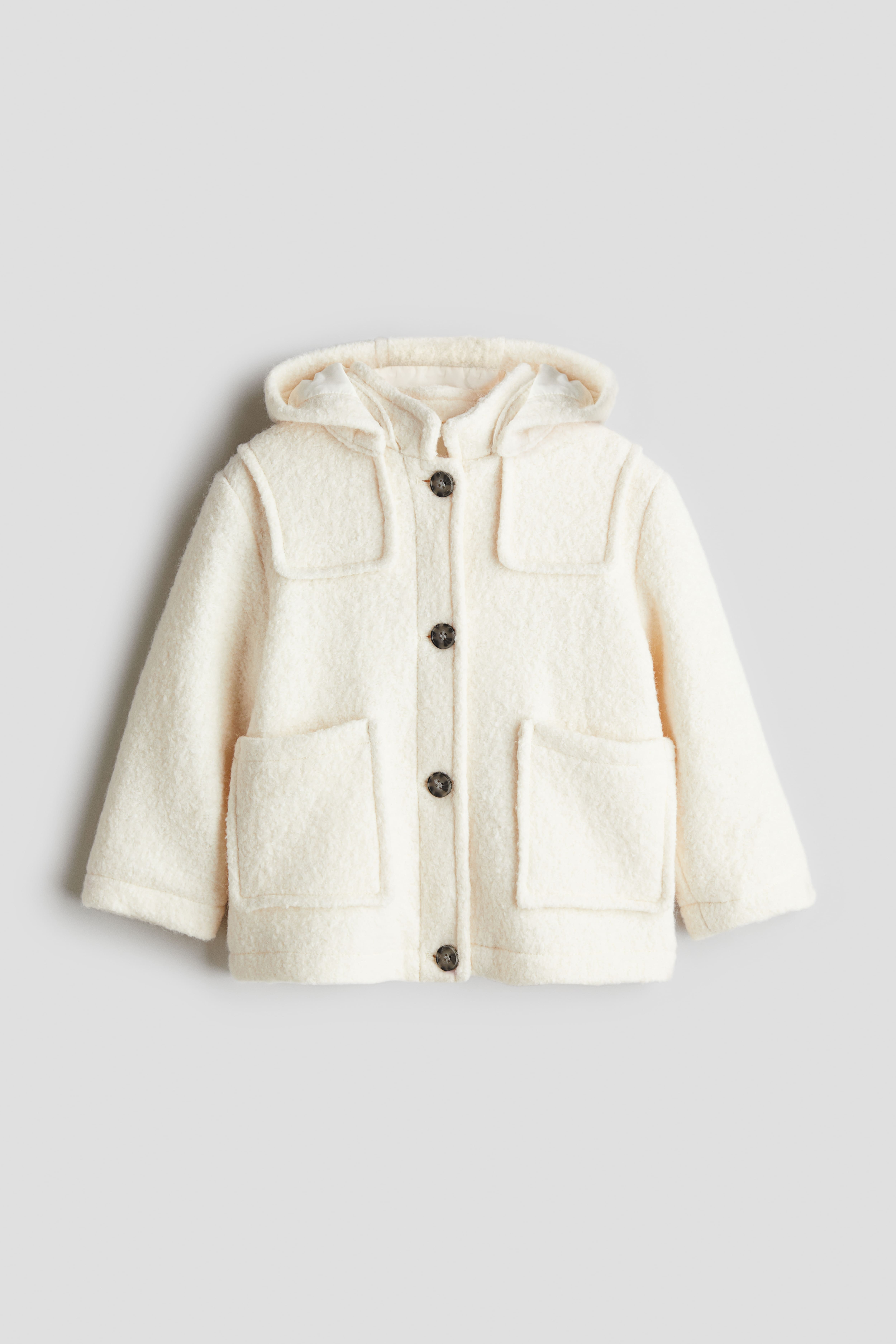 Duffle coat white best sale