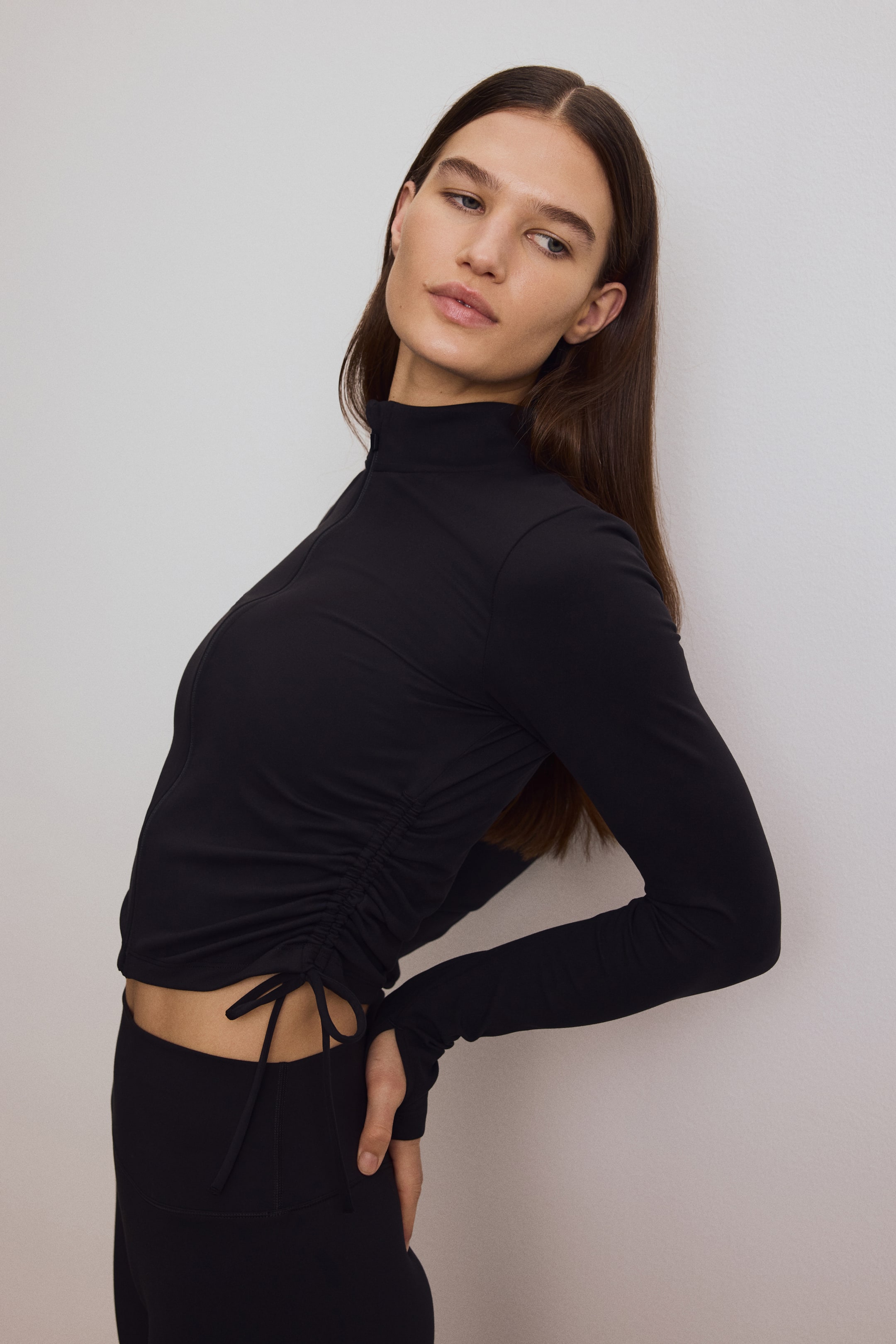 View larger image: Sports jacket with SoftMove™ - Black - Ladies | H&M IN 1