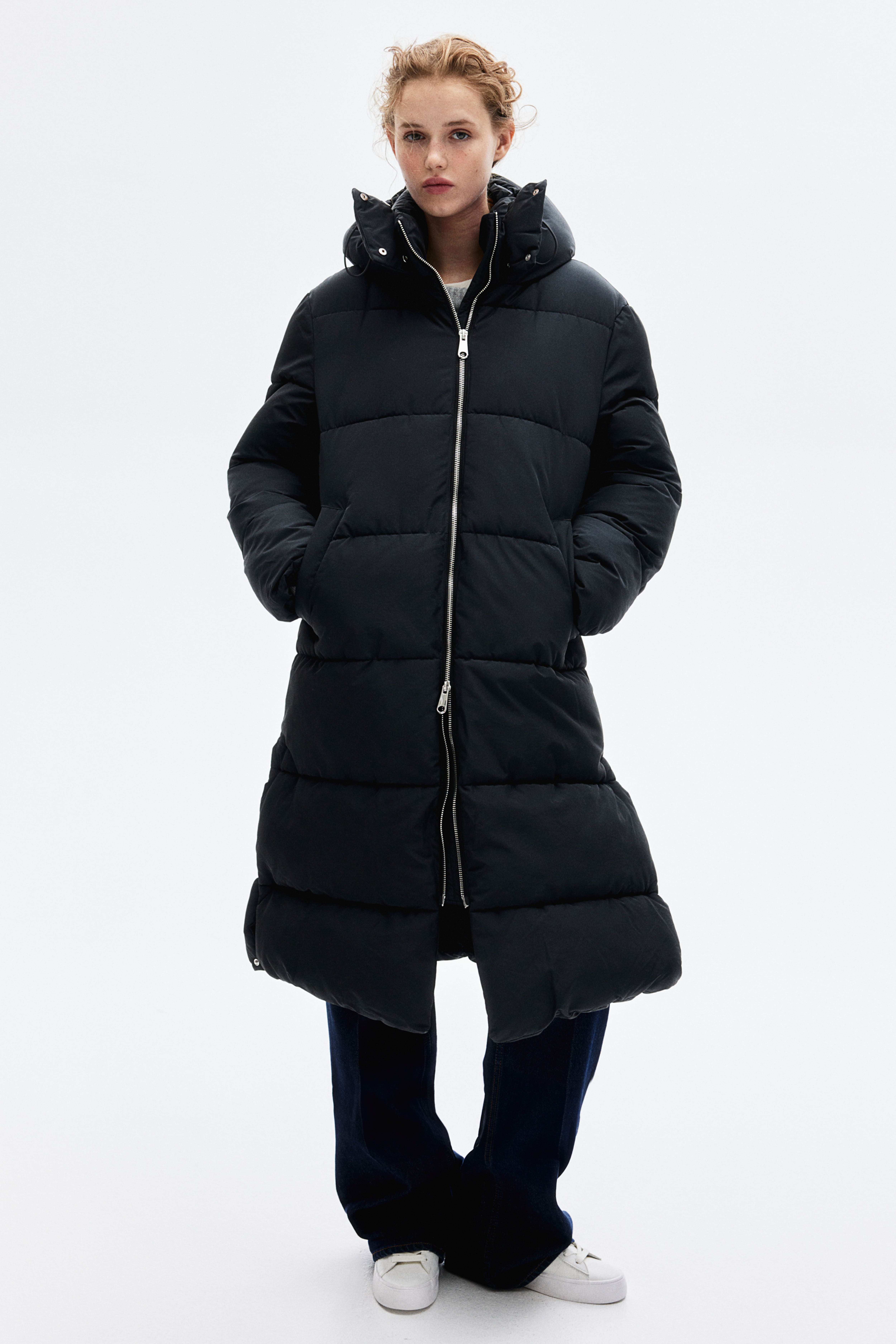 H M Ladies Water Repellent Puffer Coat