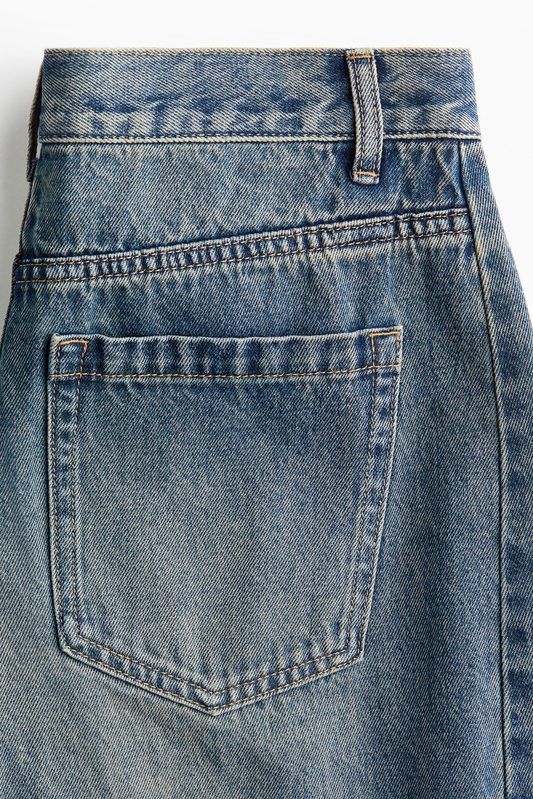 Barrel-Leg Regular-Waist Jeans