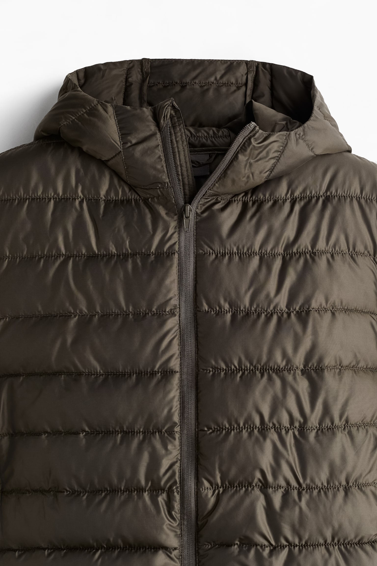 Slim Fit Lightweight puffer jacket - Khaki green/Black/Navy blue - 6