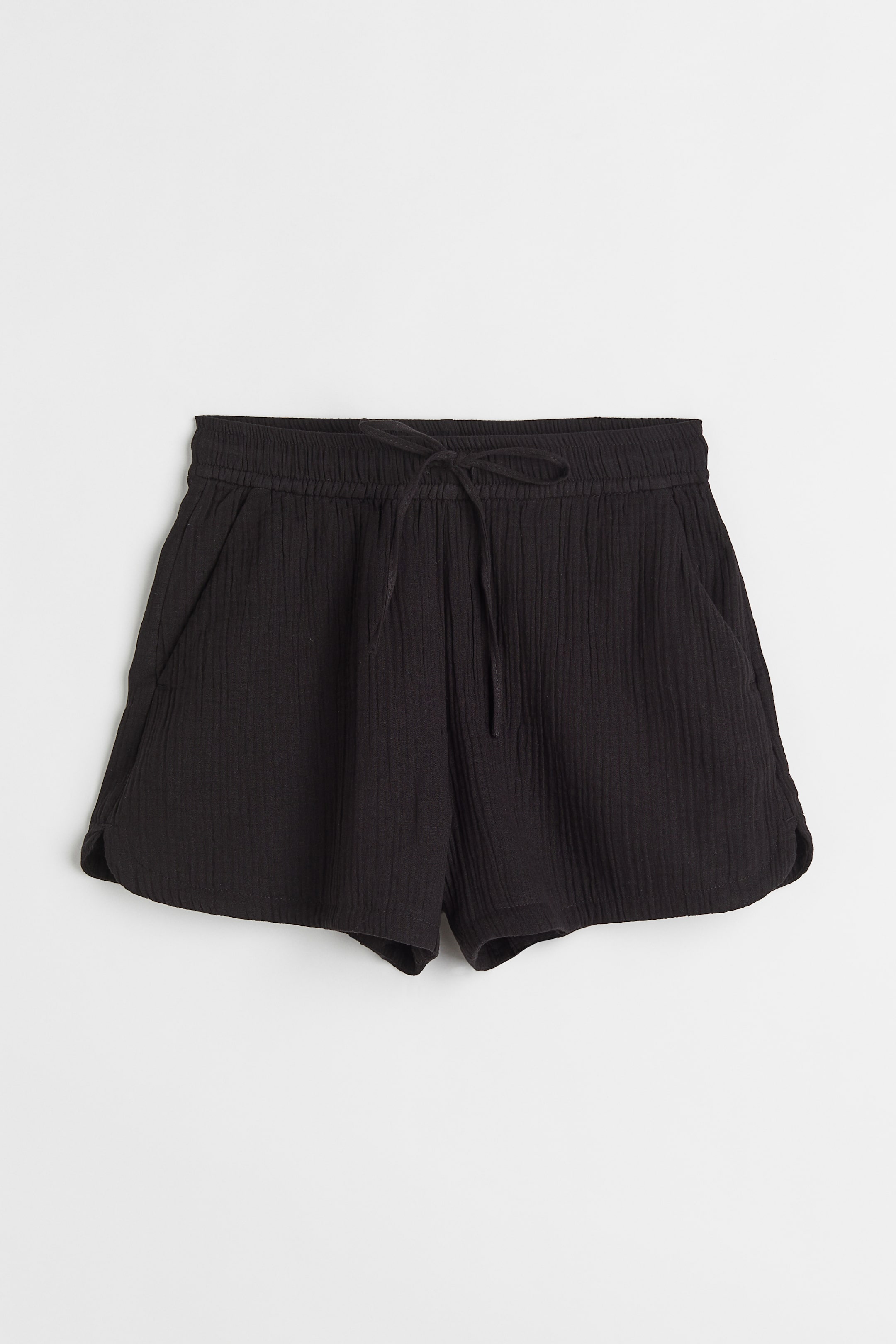View larger image: Cotton Shorts - Black - Ladies | H&M US 1