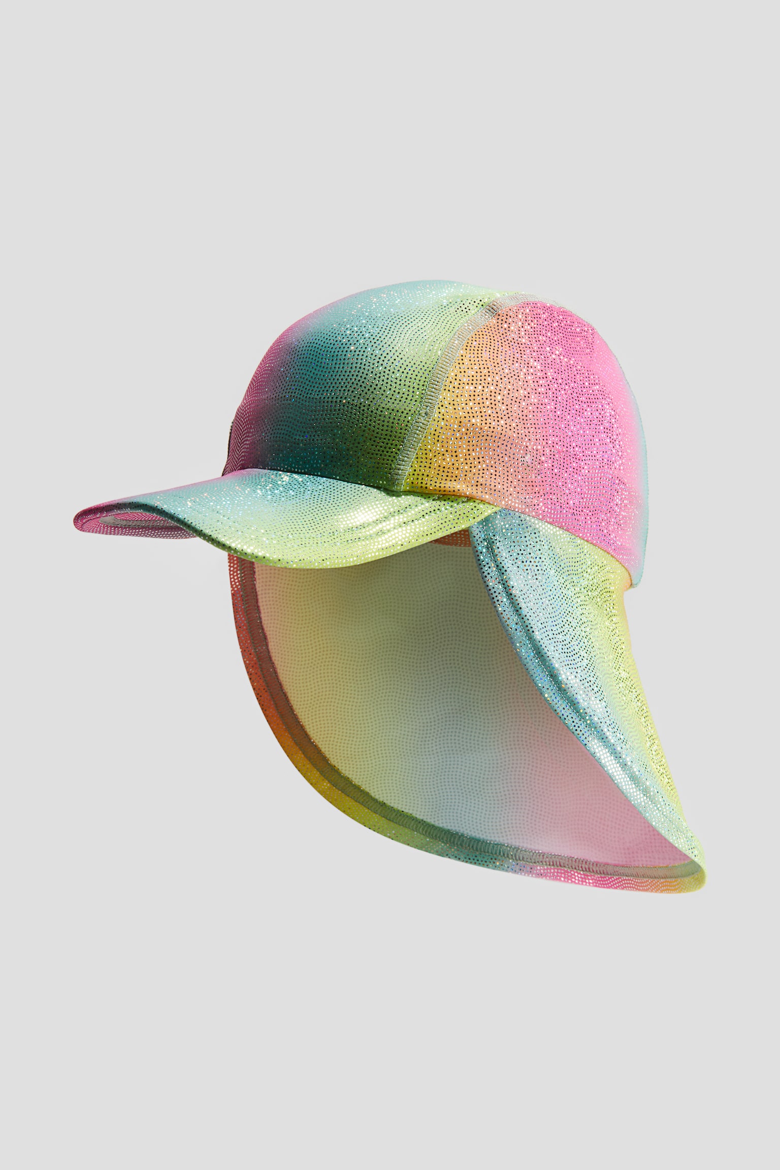 UPF 50 Shimmering Sun Cap - Pink/Gradient - 1