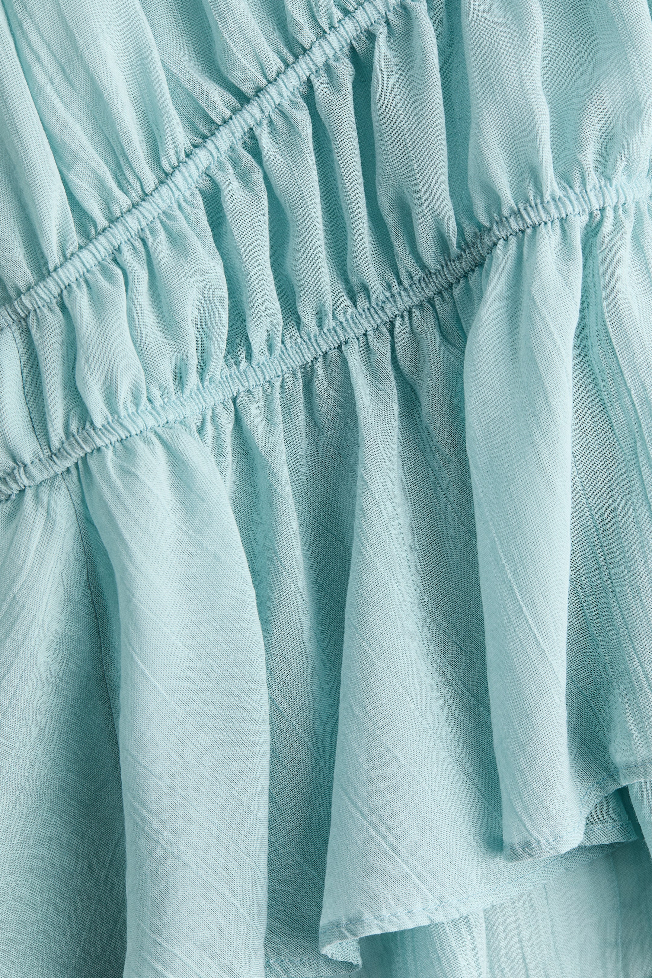 Ruched Cotton Blouse