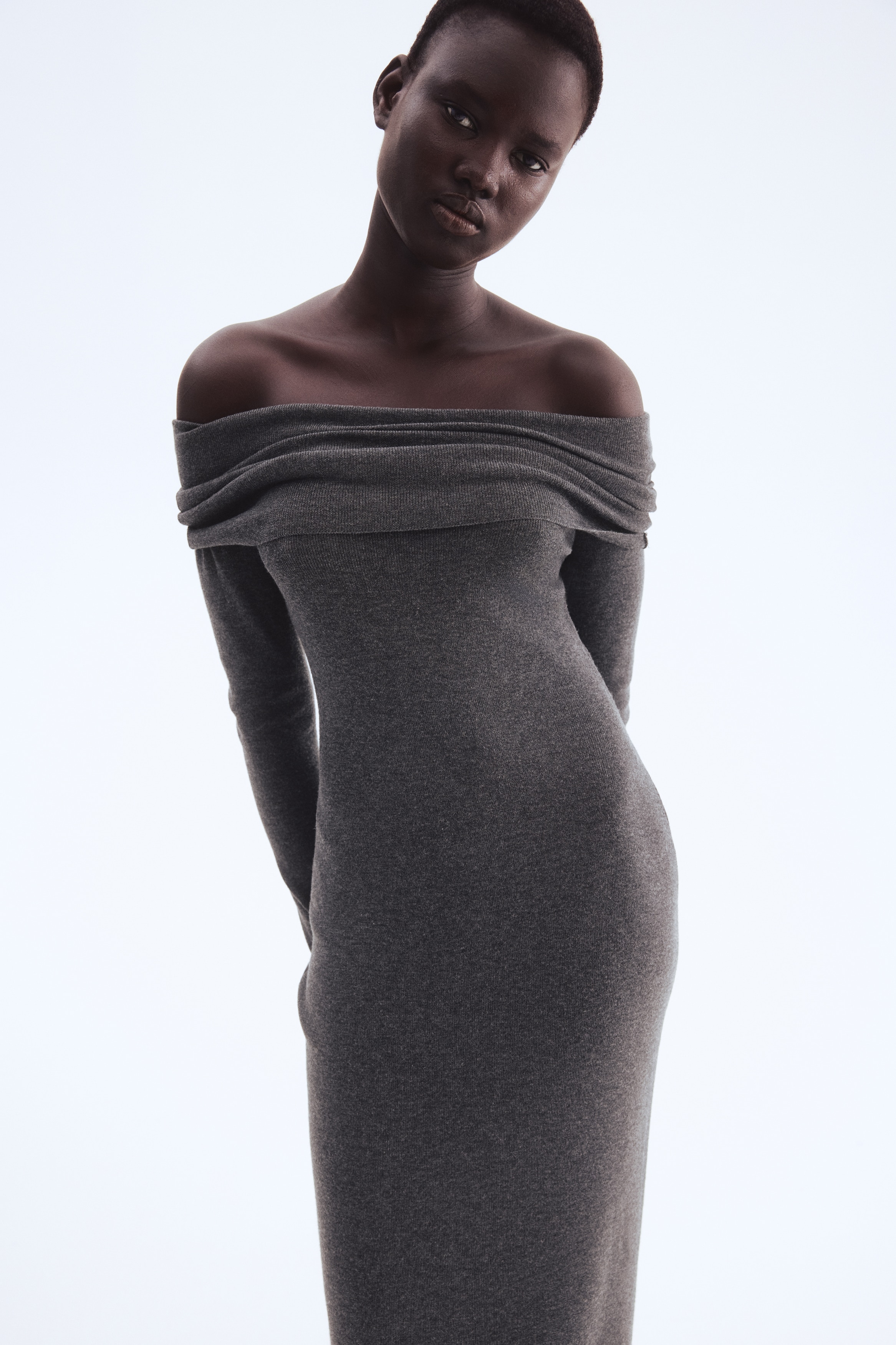Off-the-shoulder dress