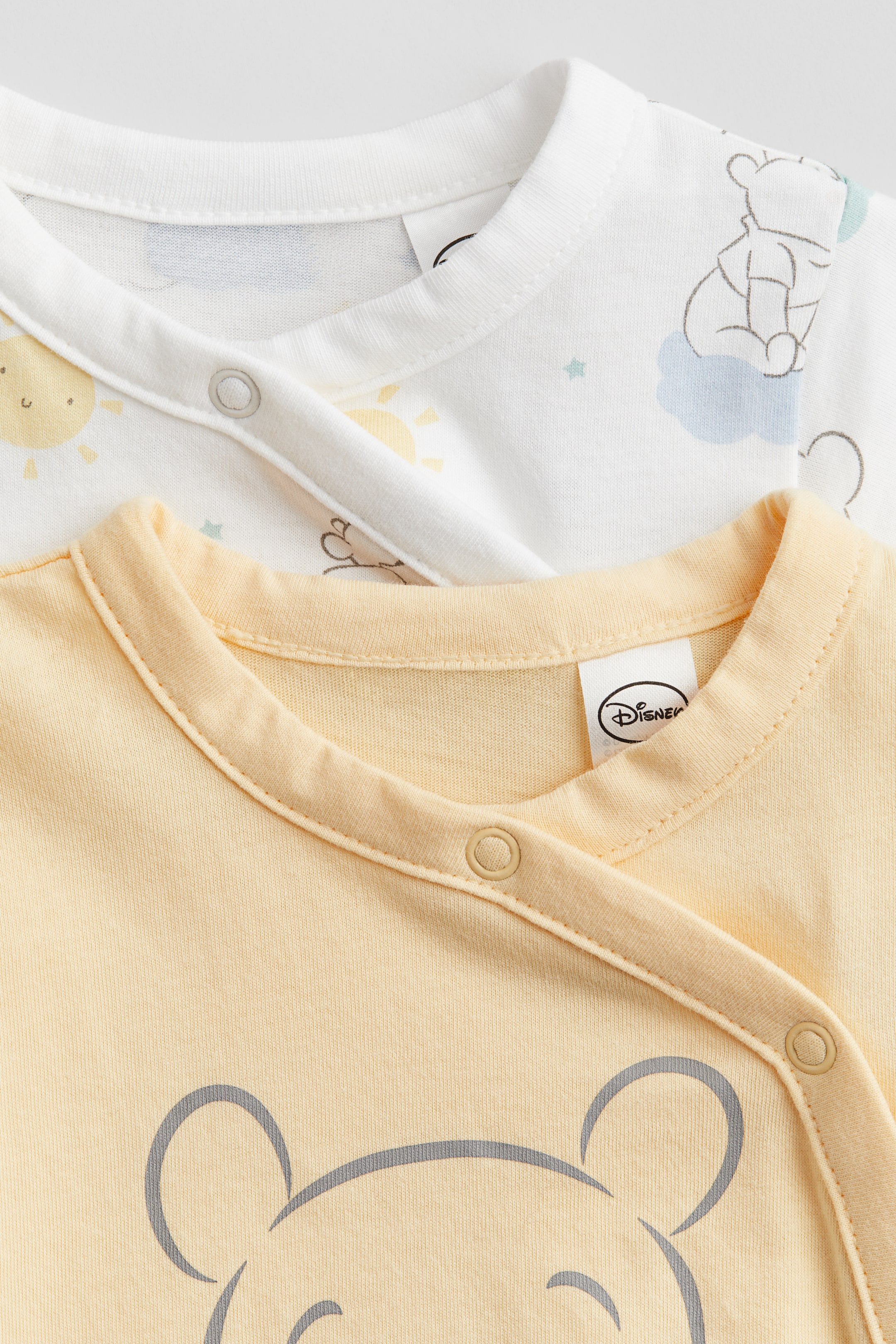 2-pack printed pyjamas - Light yellow/Winnie the Pooh - Kids | H&M GB